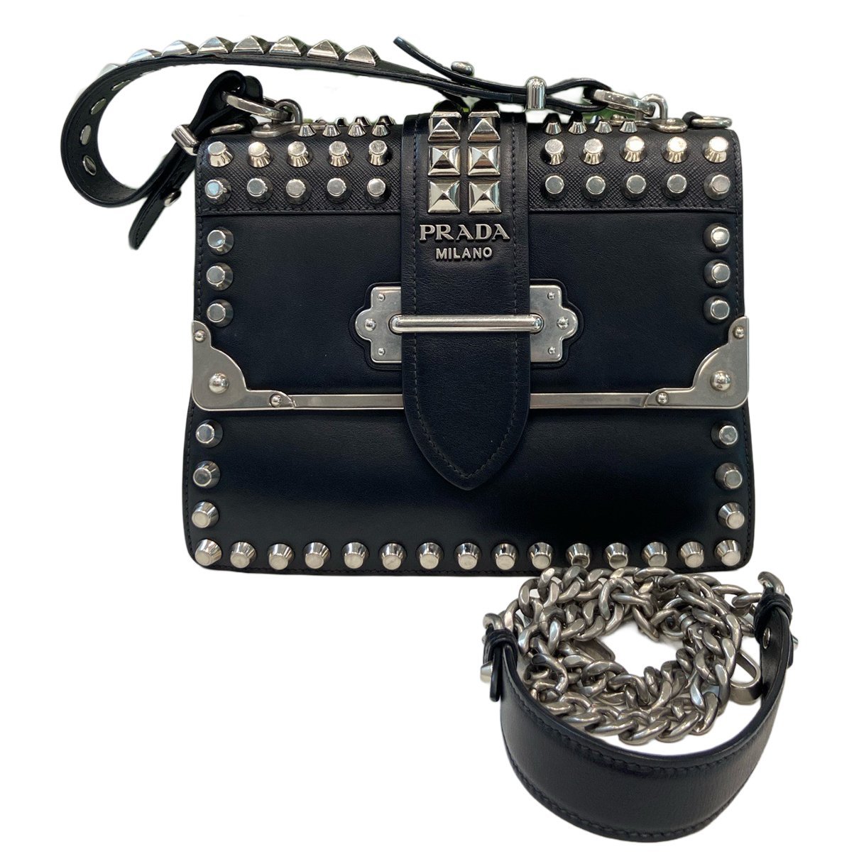 Cahier leather crossbody bag
