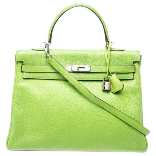 Kelly 35 leather satchel