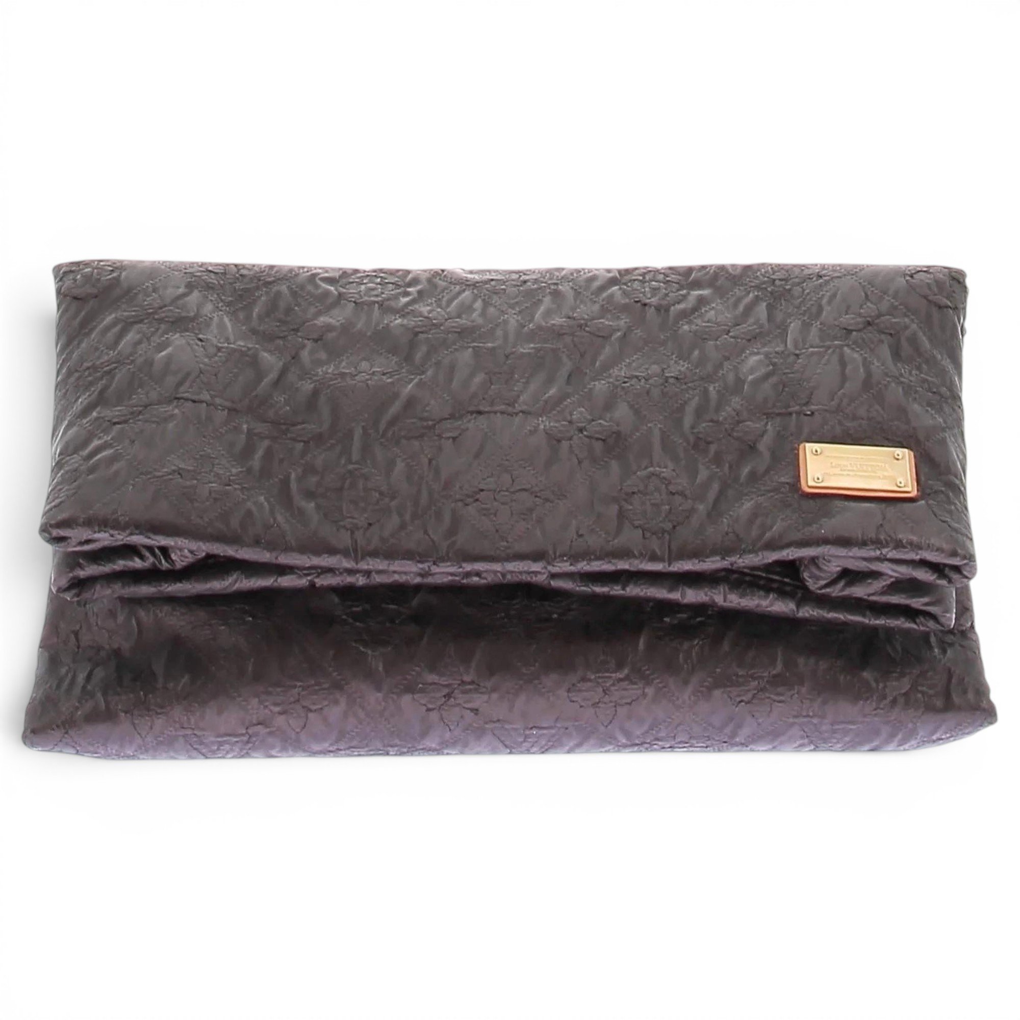 Limelight leather clutch bag