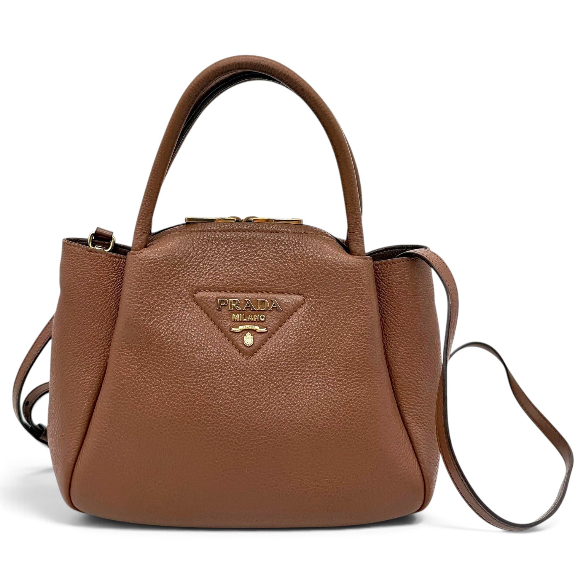 Leather handbag