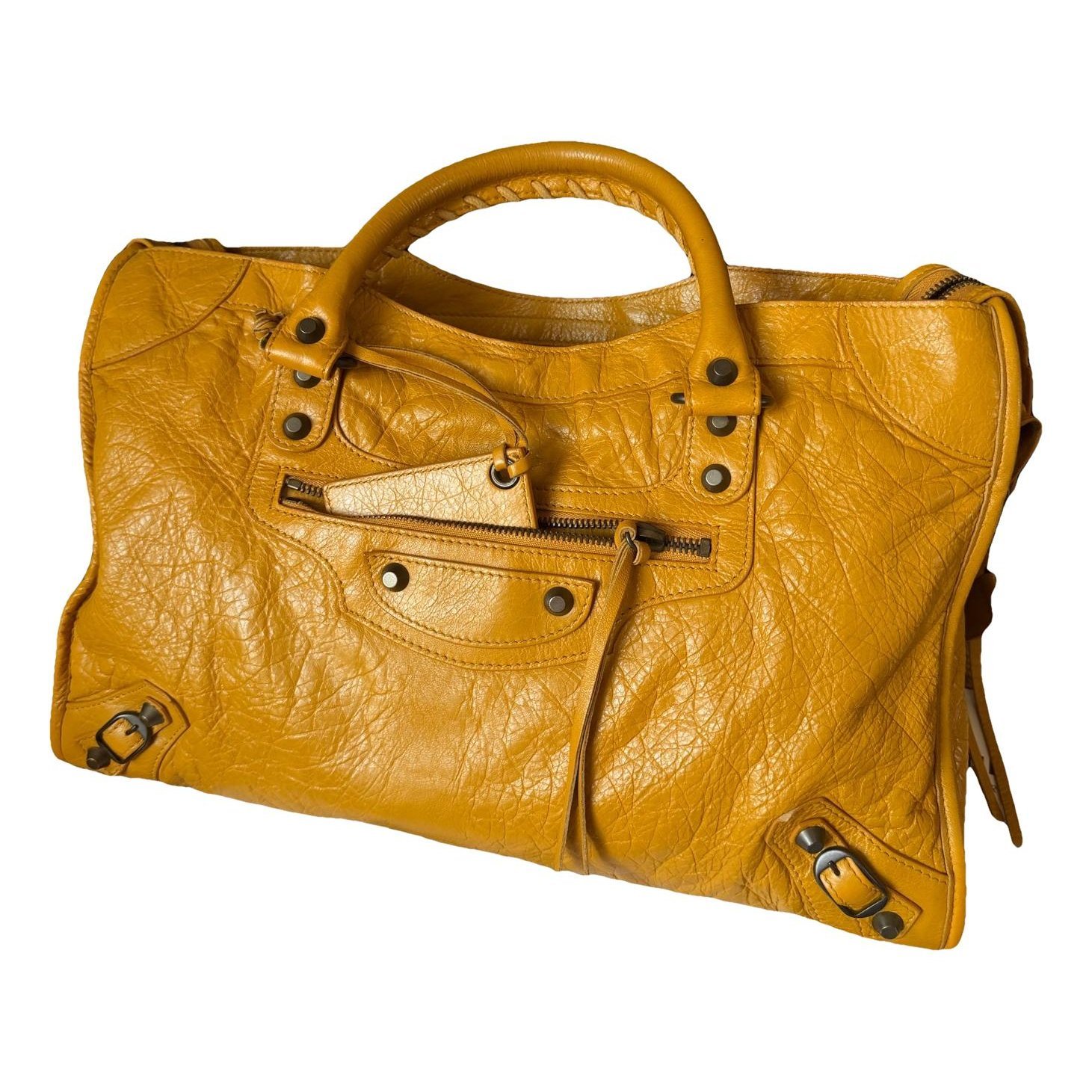 Leather handbag