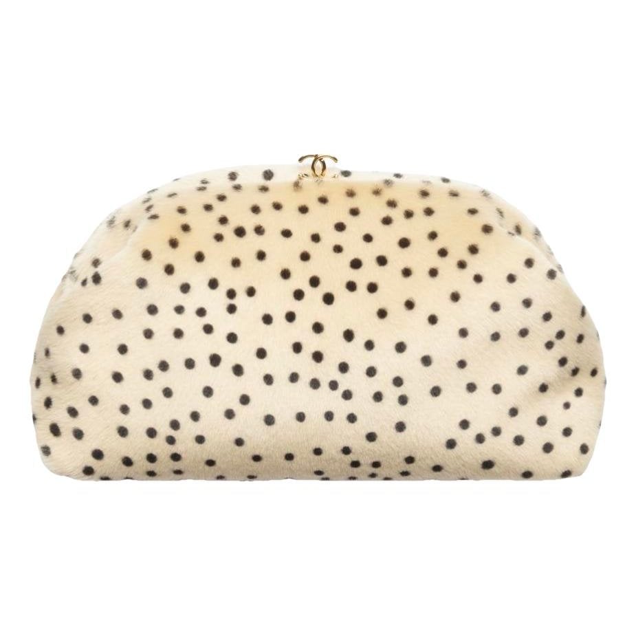 Pony-style calfskin clutch bag