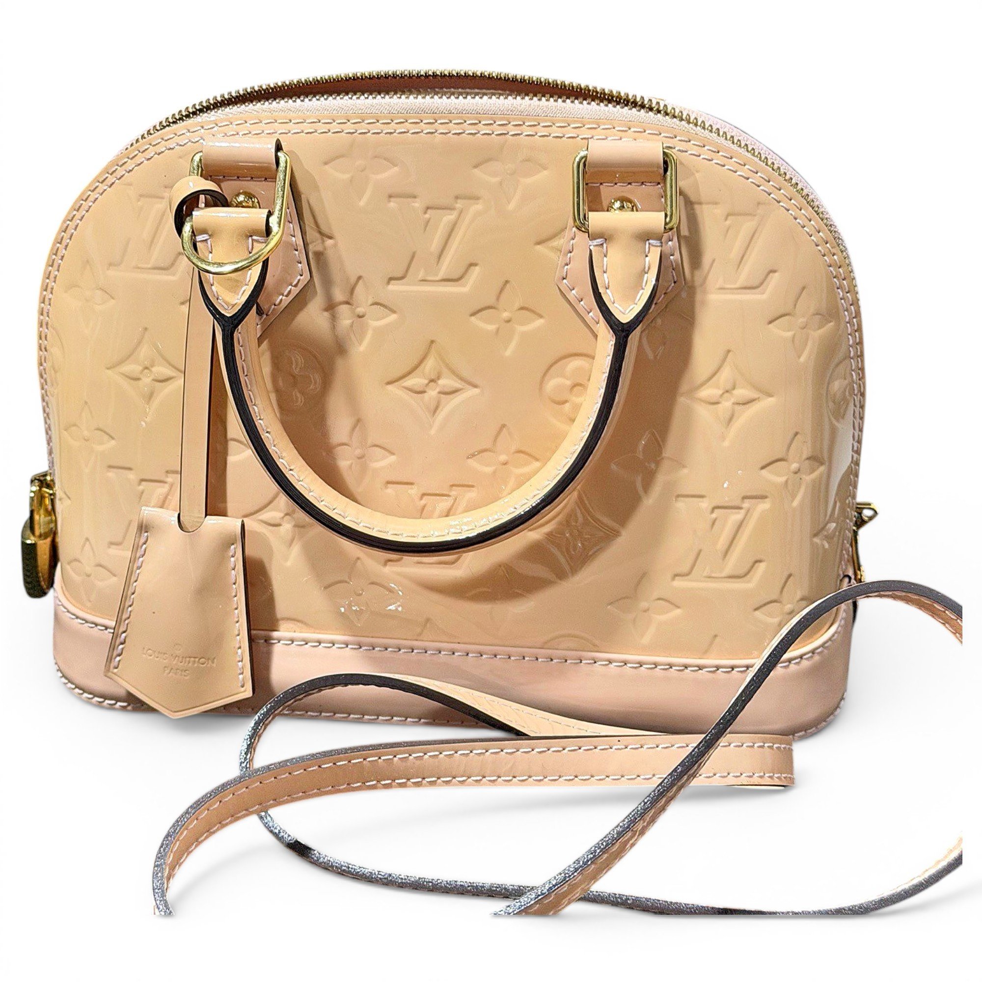 Alma BB patent leather handbag