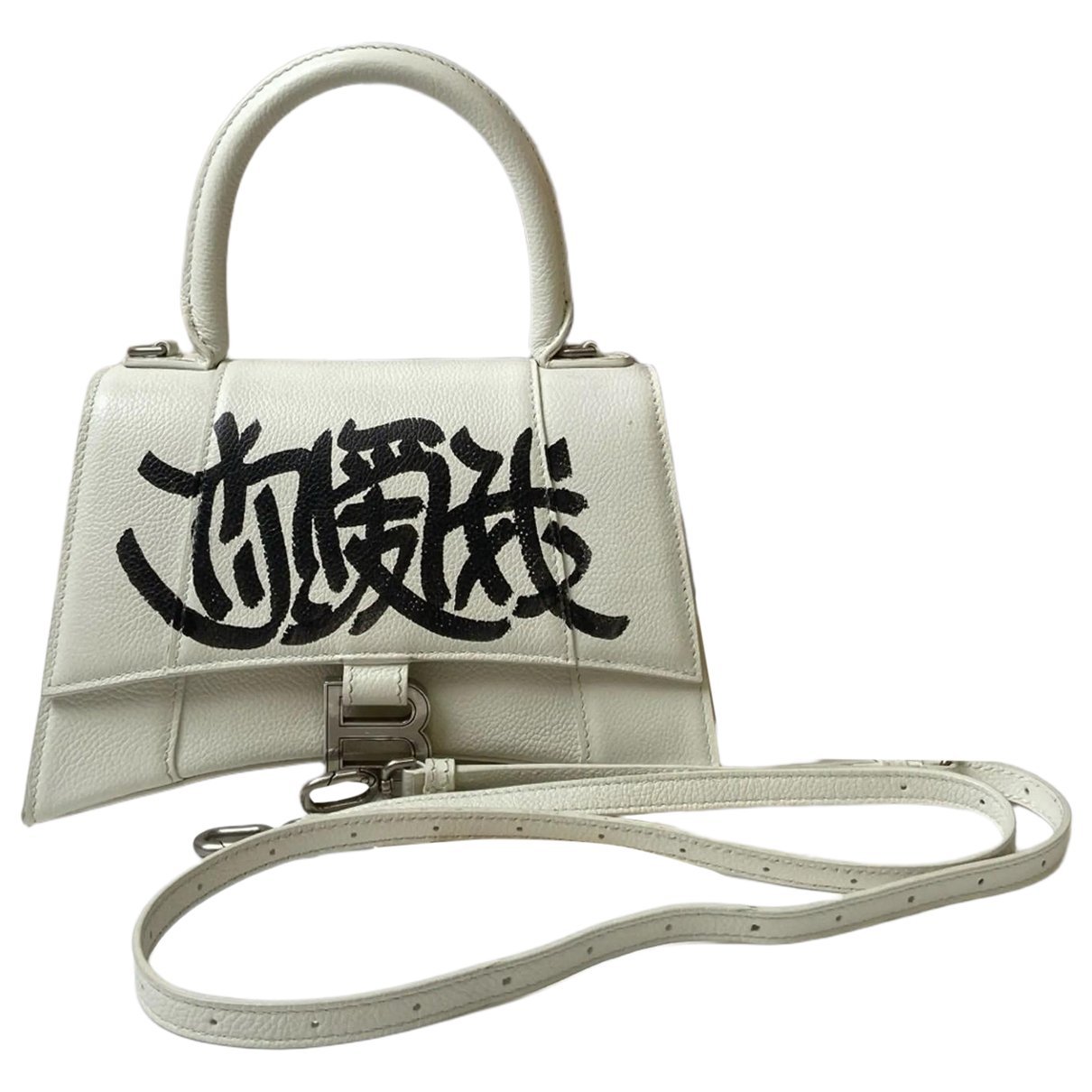Balenciaga Hourglass leather crossbody bag