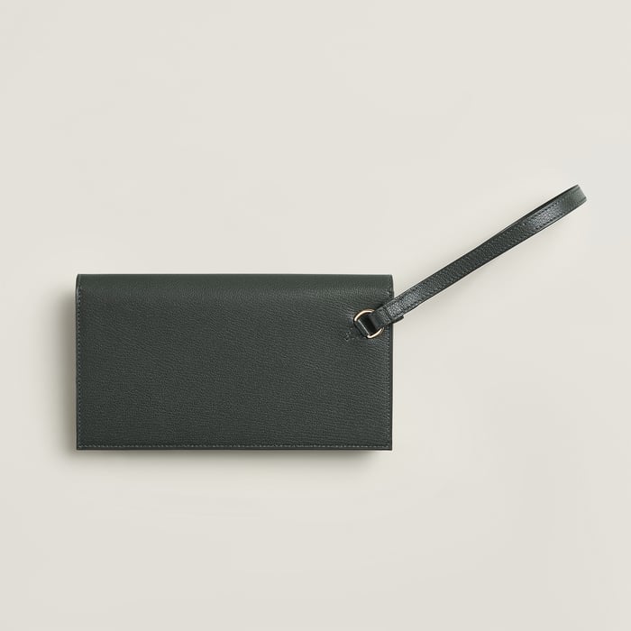 Vert Mangrove Kelly Pocket Long Electrum Wallet