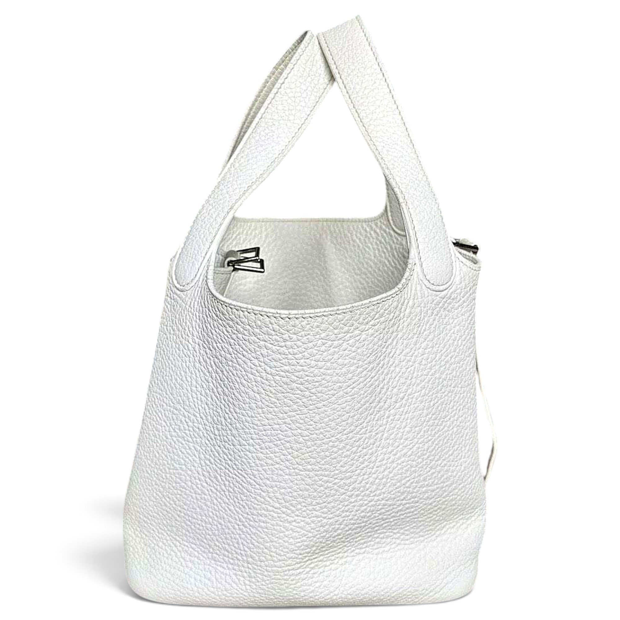 Picotin leather handbag