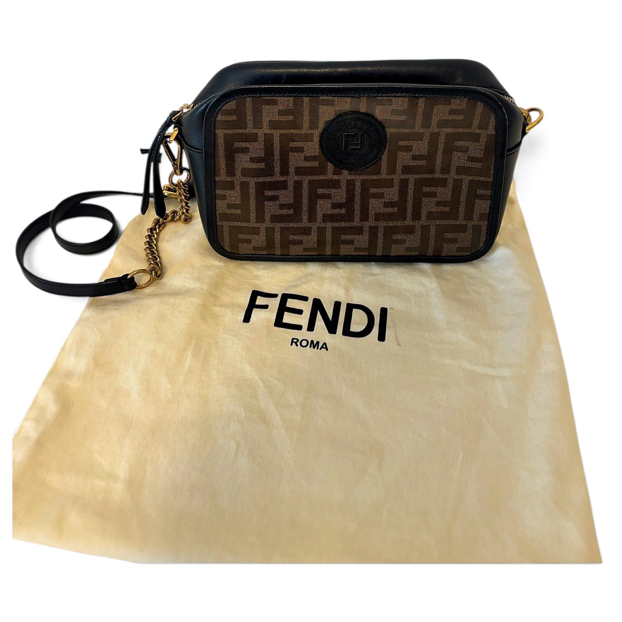 Camera case leather crossbody bag
