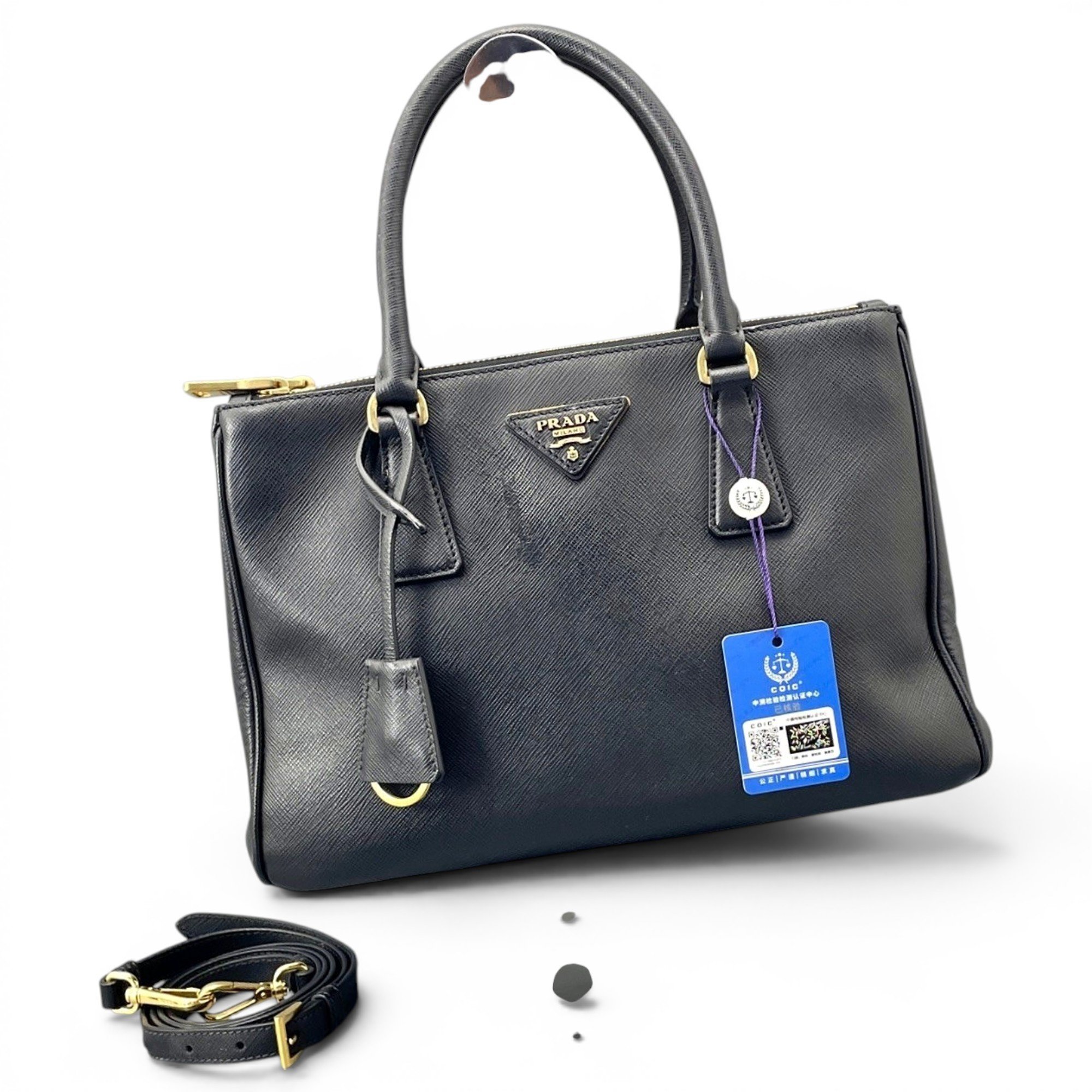 Galleria leather handbag