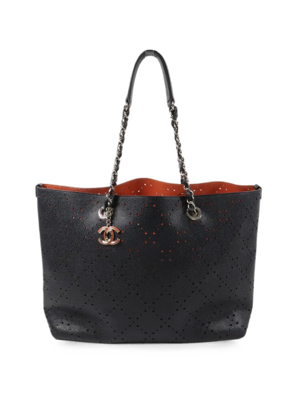 CC perforated-detail tote bag
