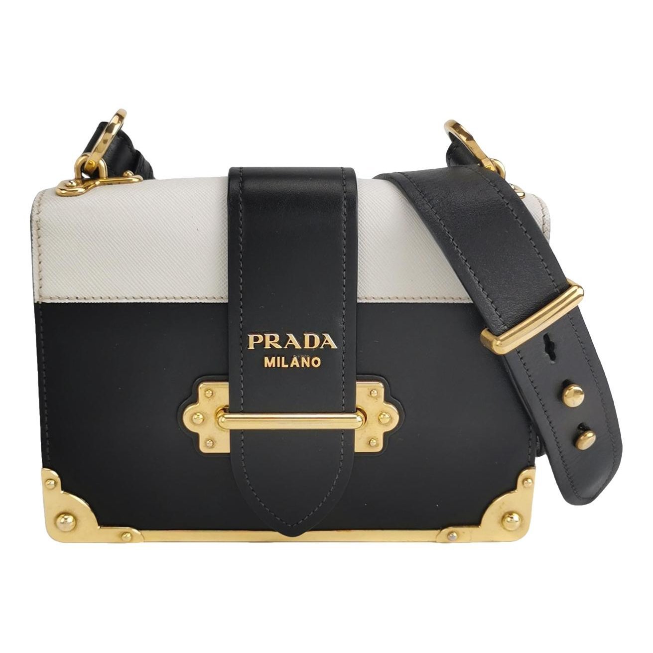Cahier leather handbag