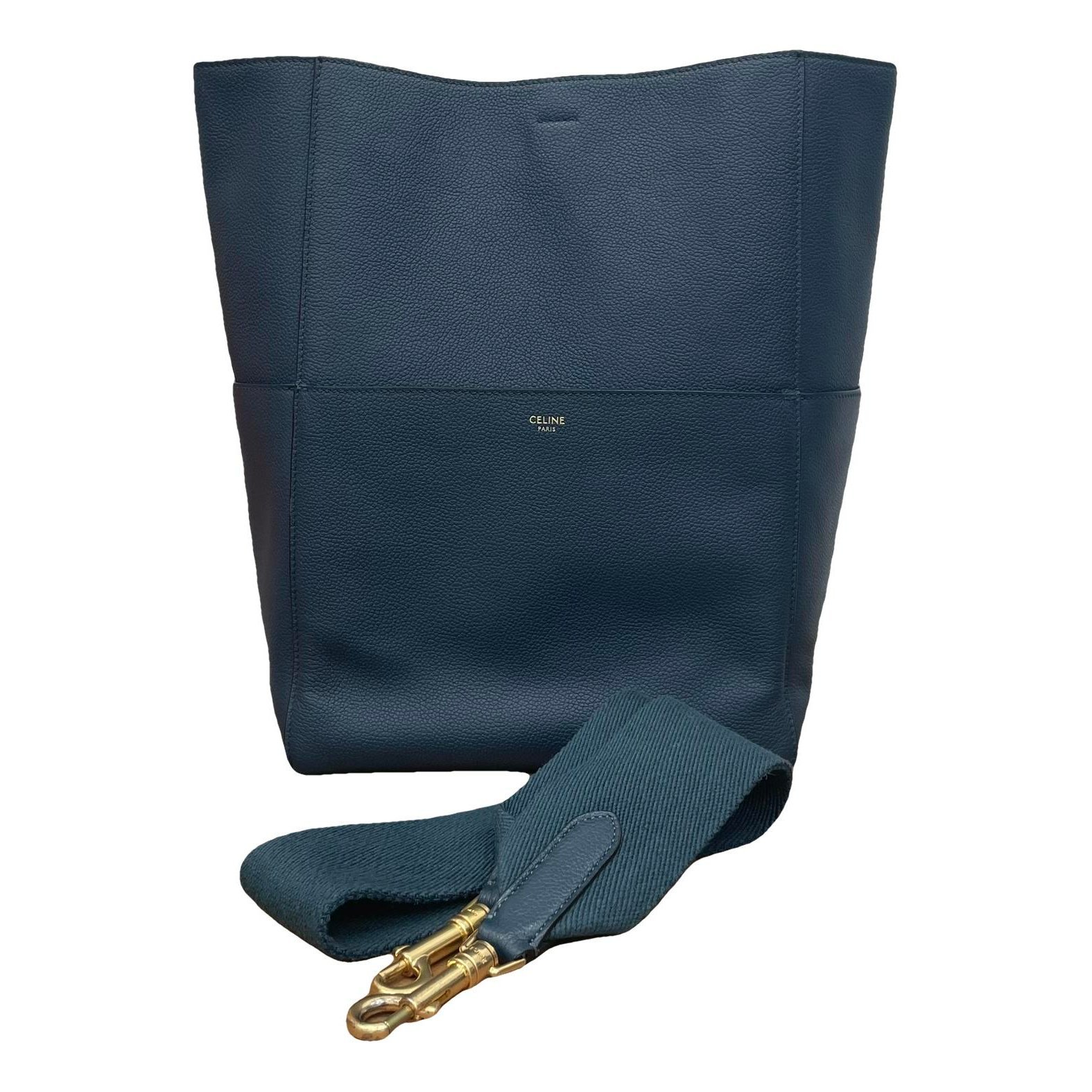 Seau Sangle leather handbag