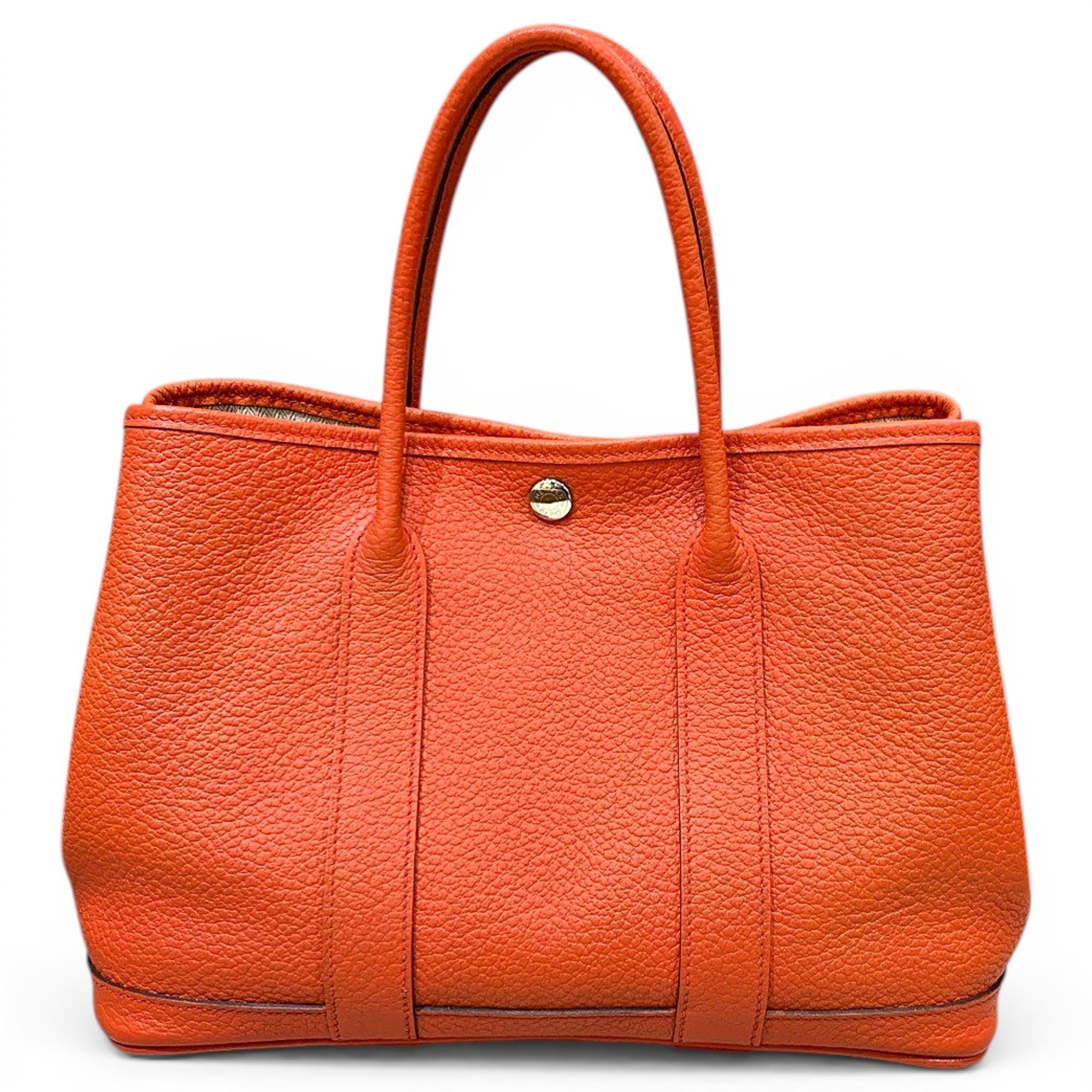 Garden Party leather handbag