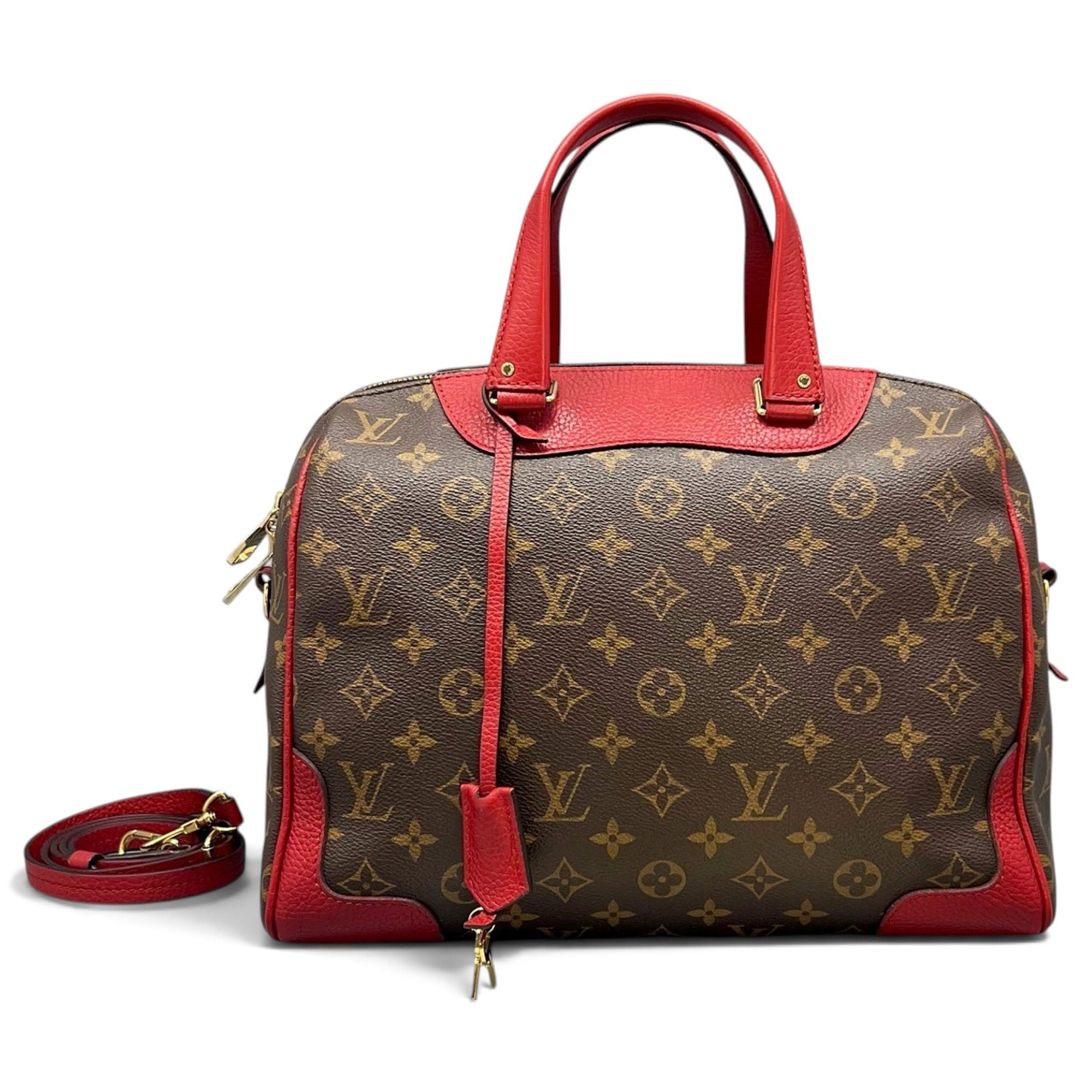 Retiro leather bowling bag