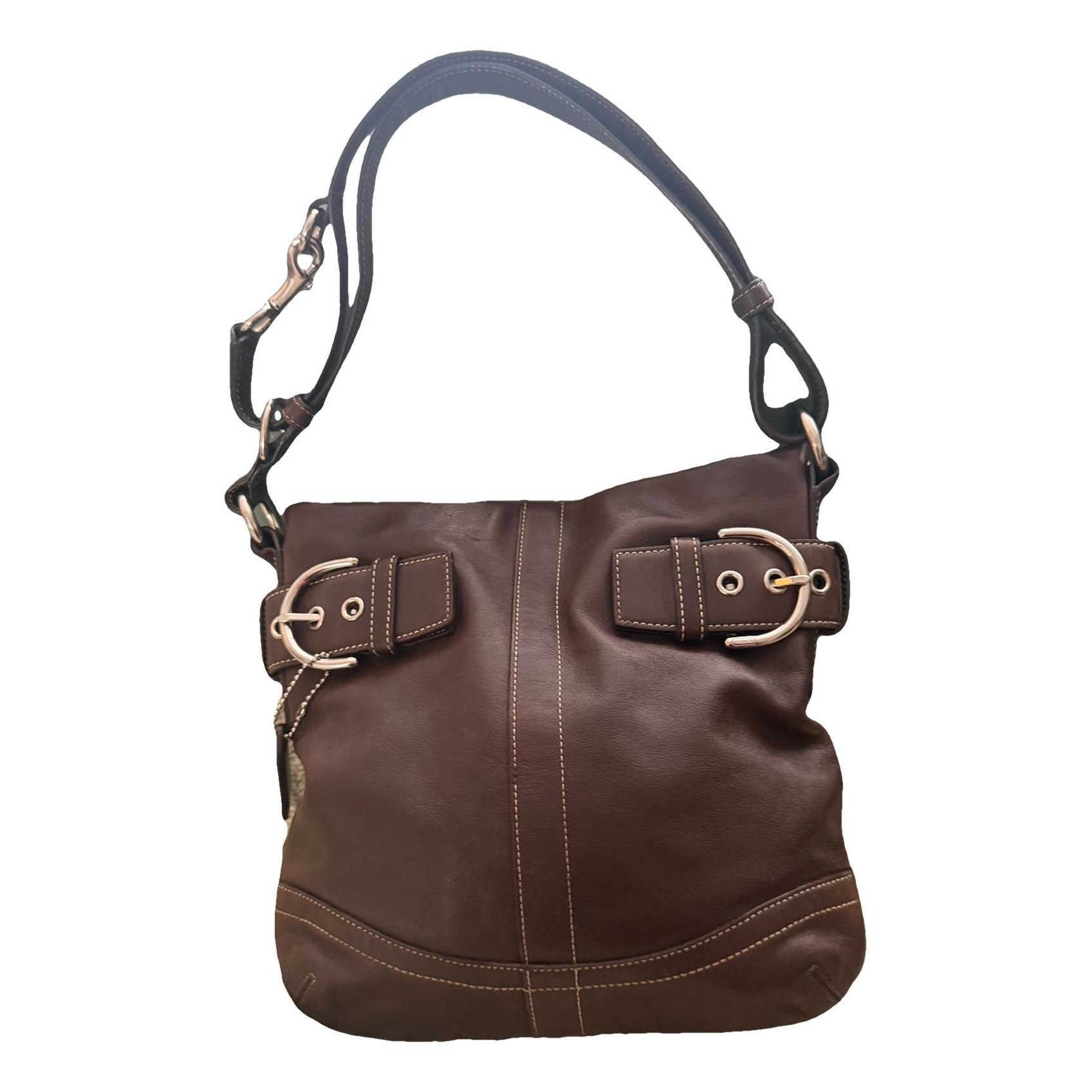 Leather crossbody bag