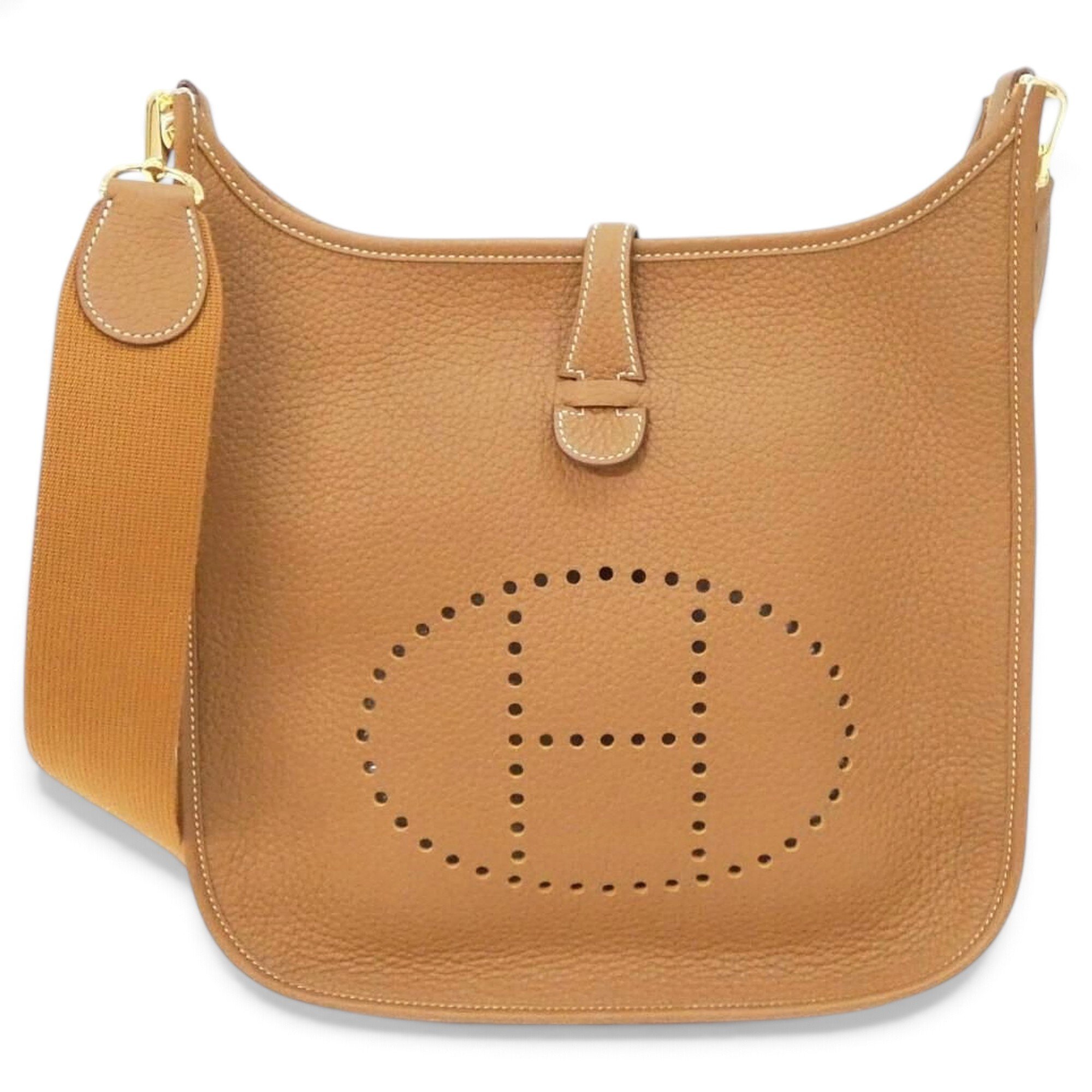 Evelyne leather handbag