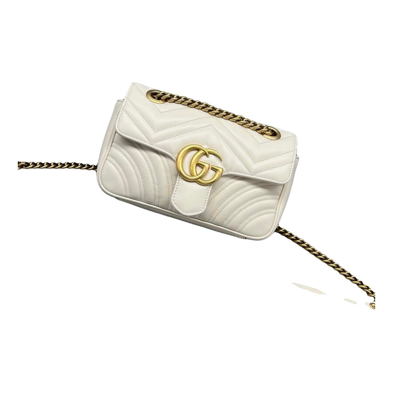 GG Marmont Flap leather handbag