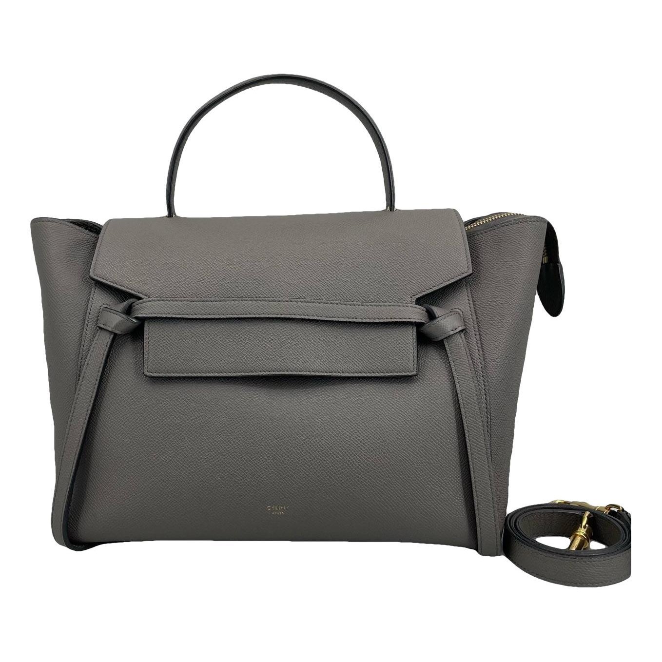 Belt leather handbag