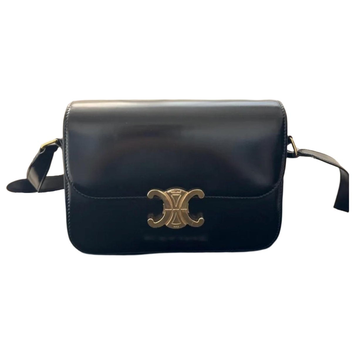 Triomphe leather crossbody bag