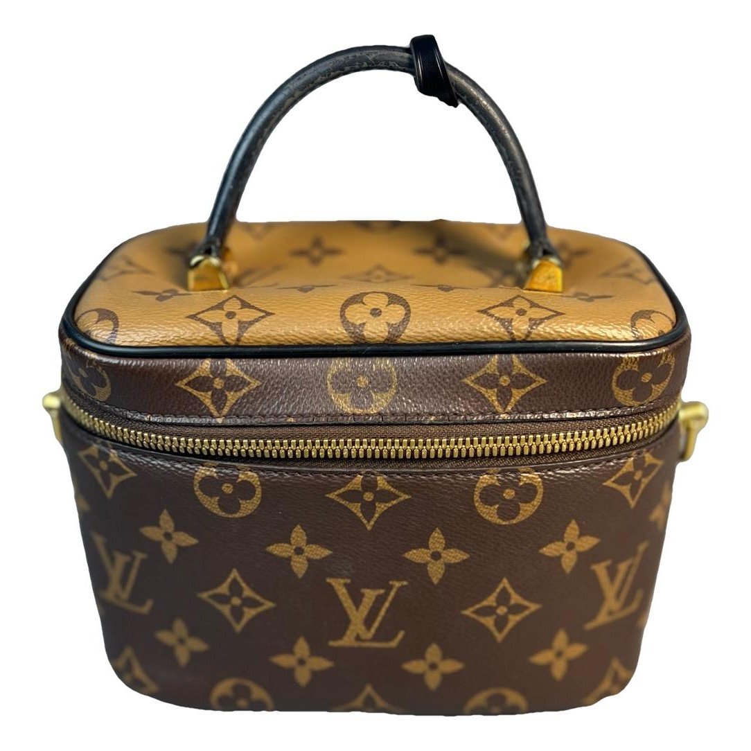 Vanity leather handbag