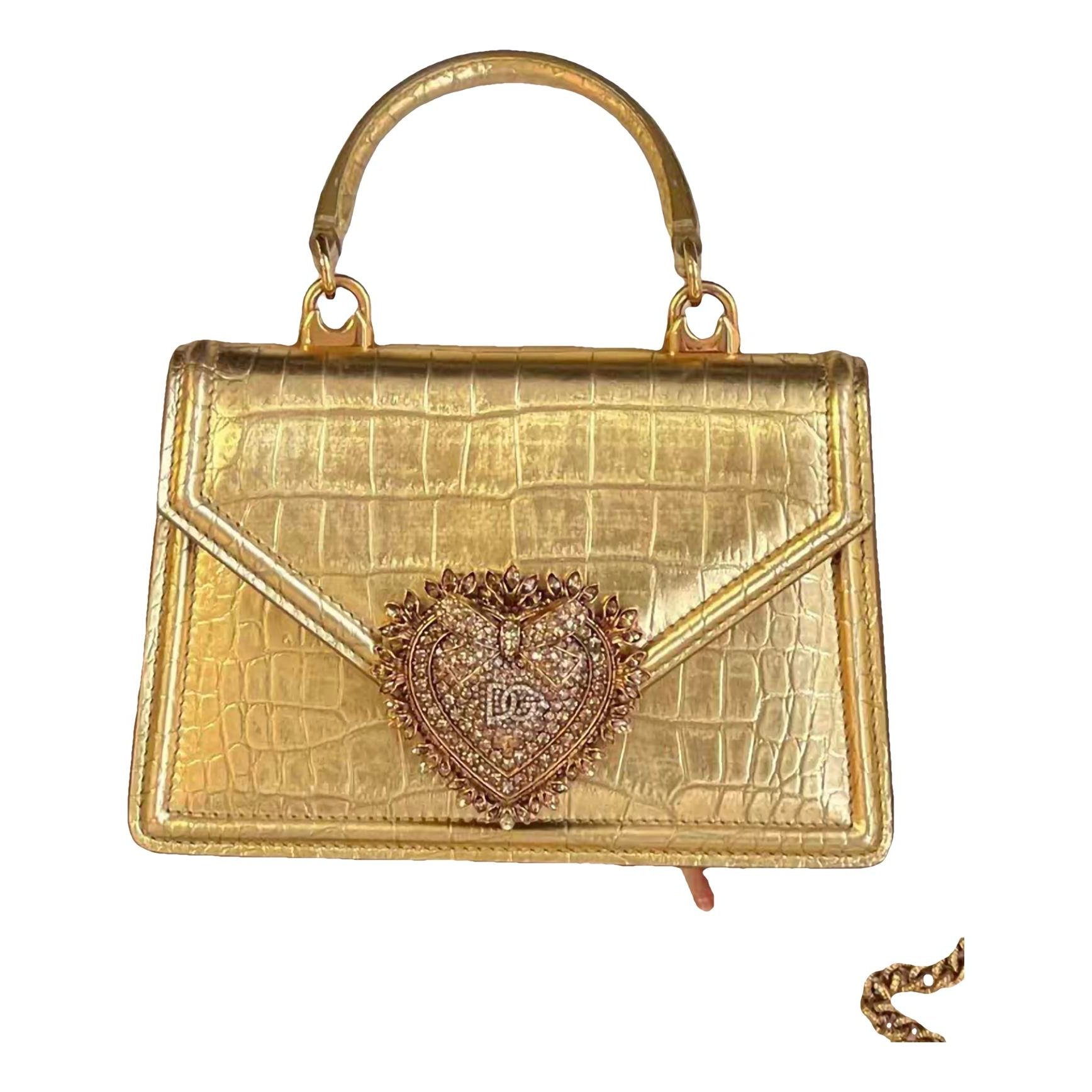 Dolce & Gabbana Devotion leather handbag