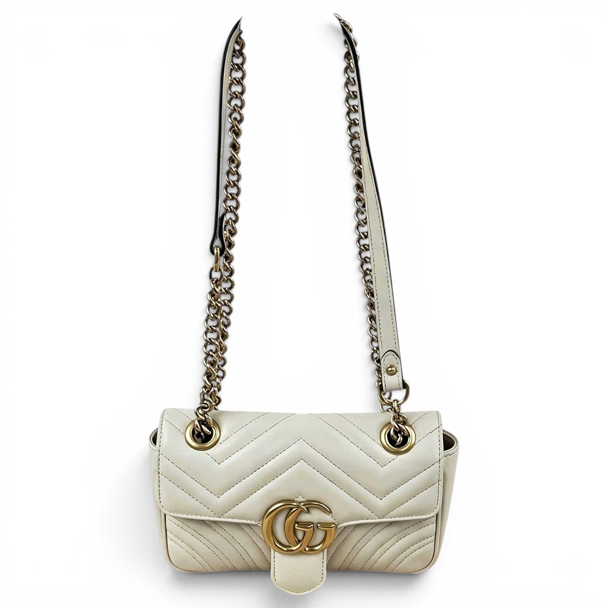 GG Marmont Flap leather crossbody bag