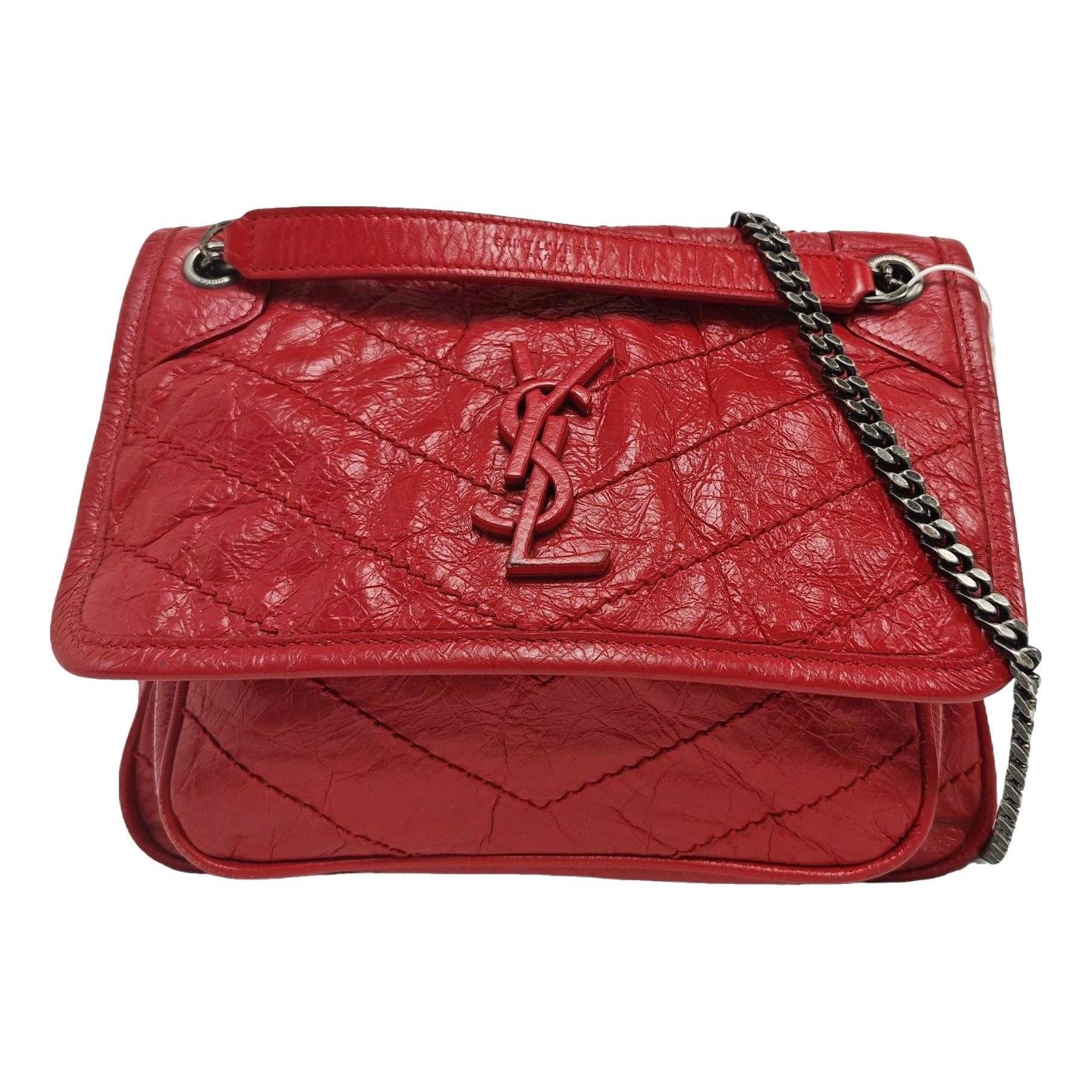 Niki leather crossbody bag