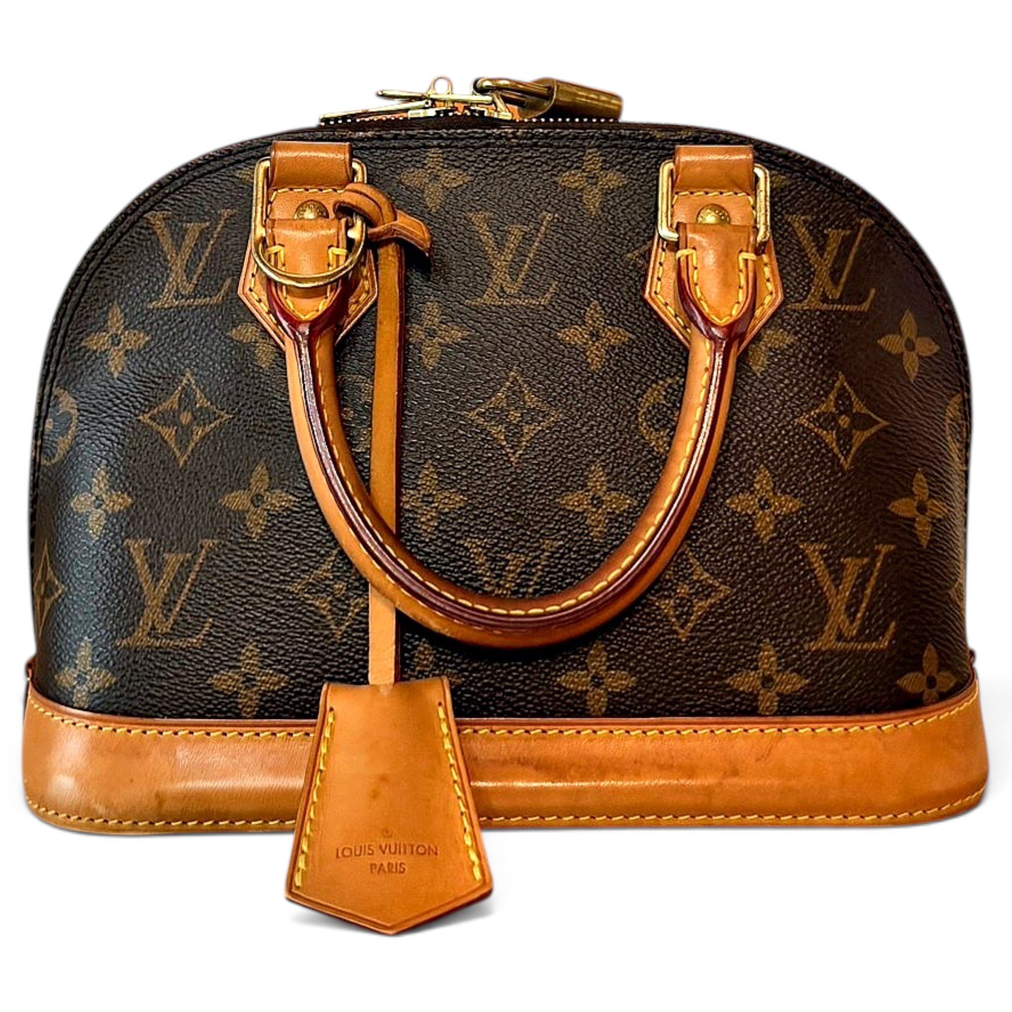 Alma leather handbag