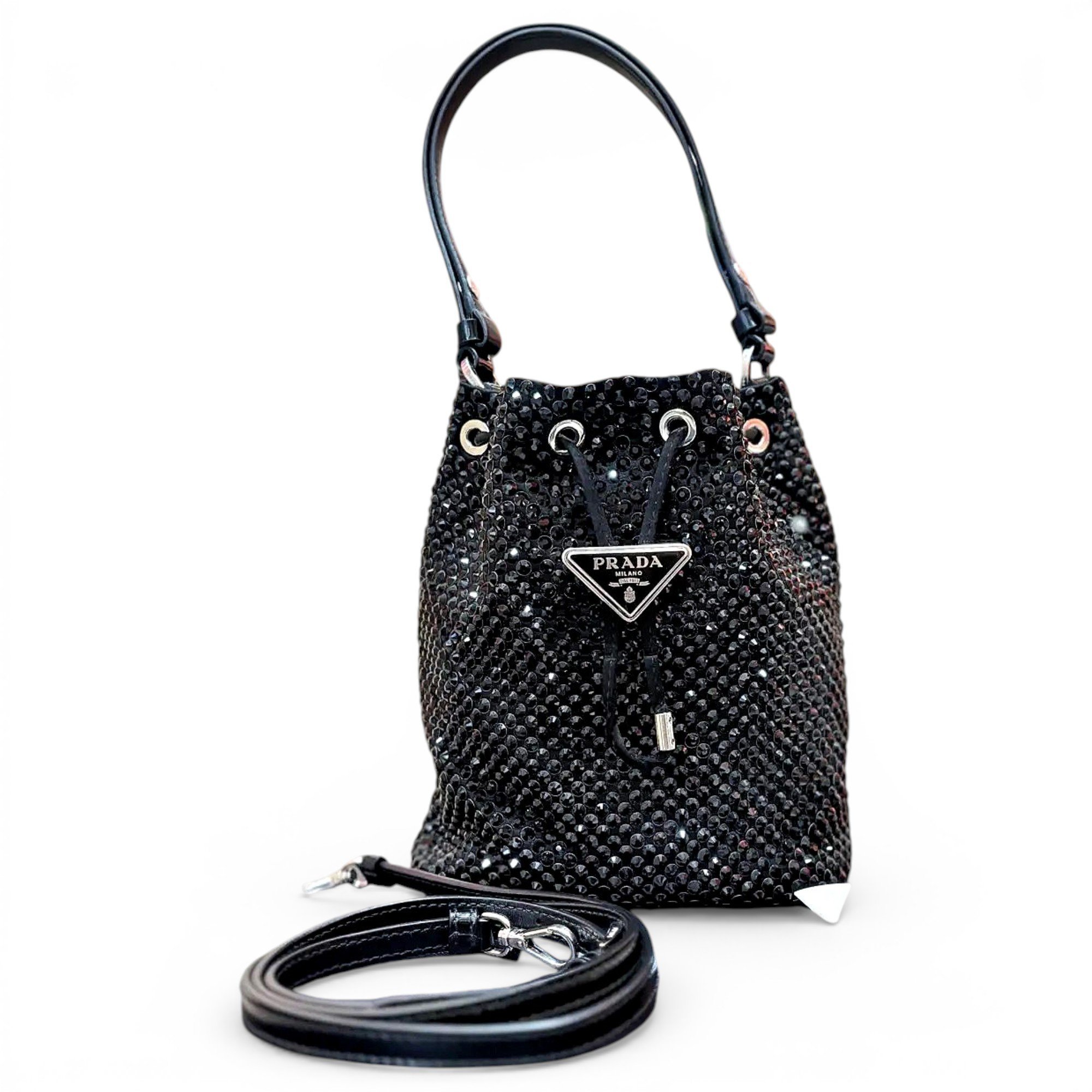 Silk crossbody bag