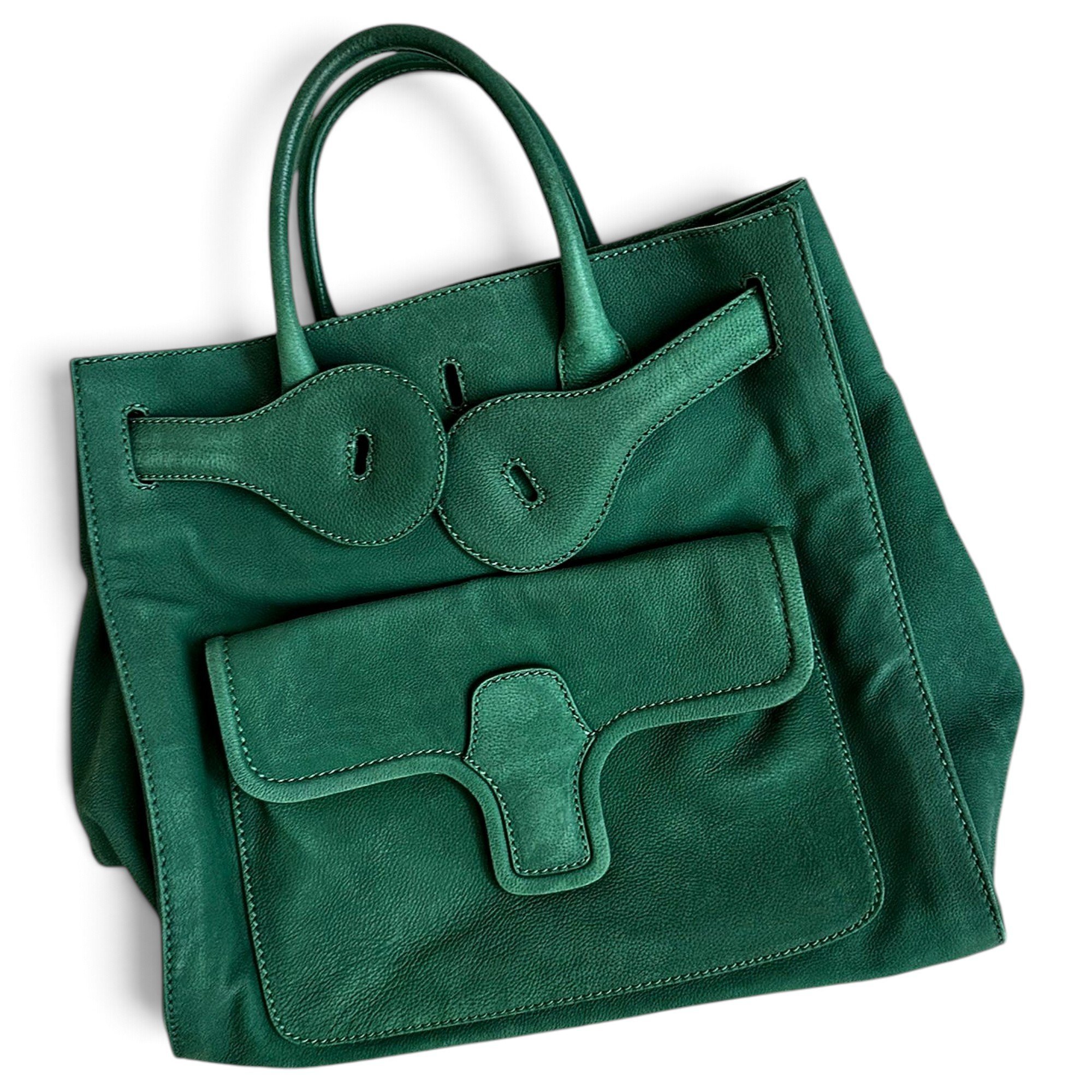 Leather handbag