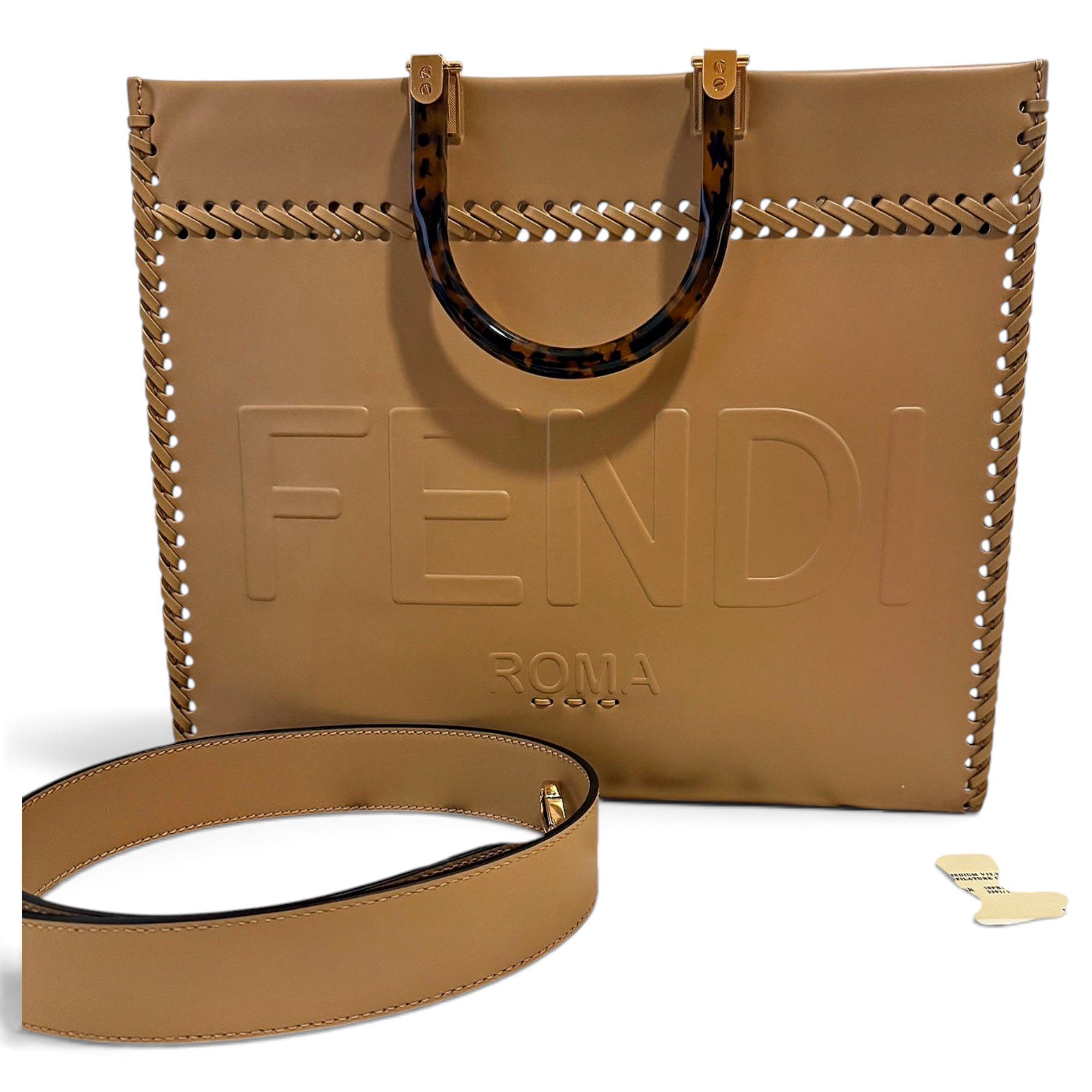 Sunshine leather tote