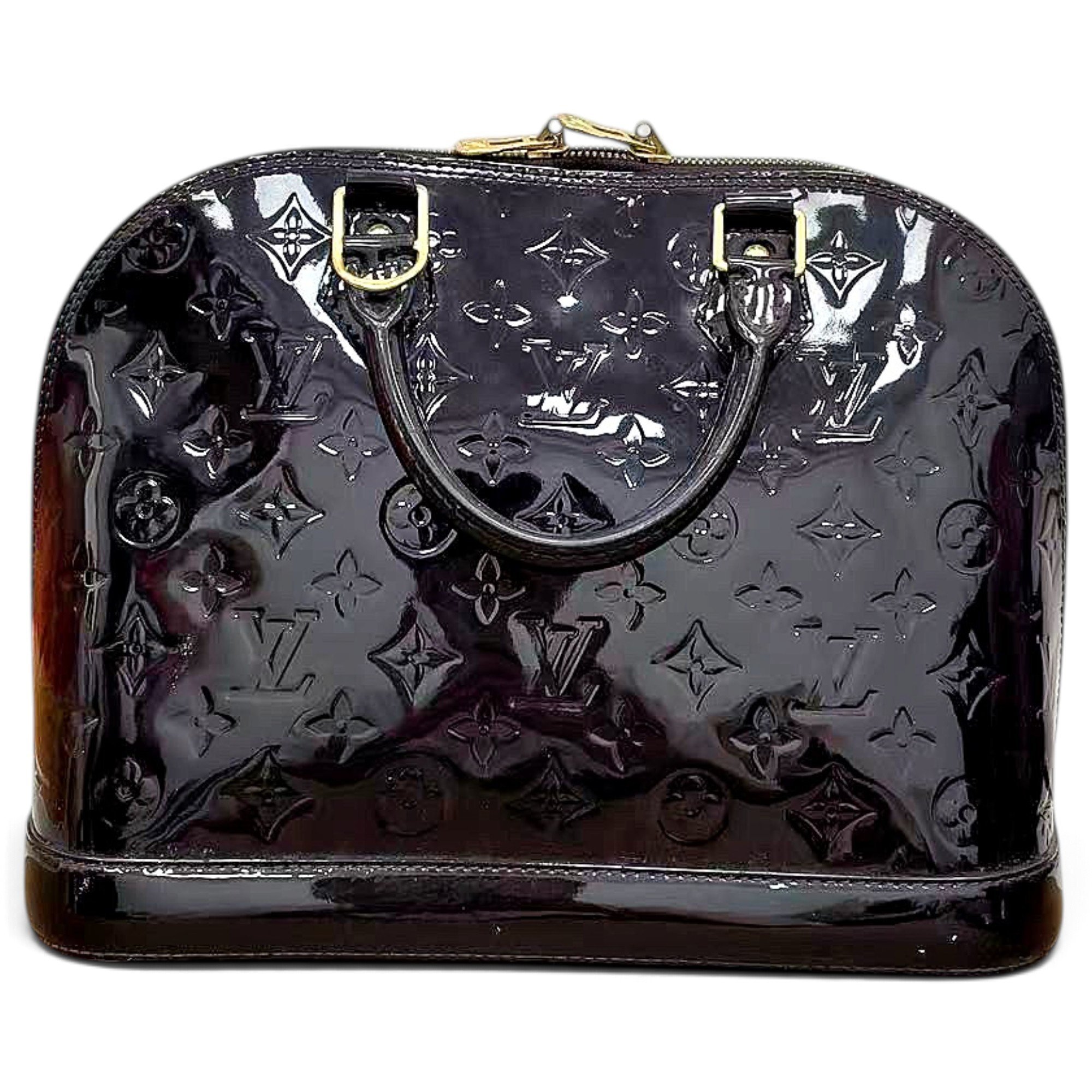 Alma patent leather handbag