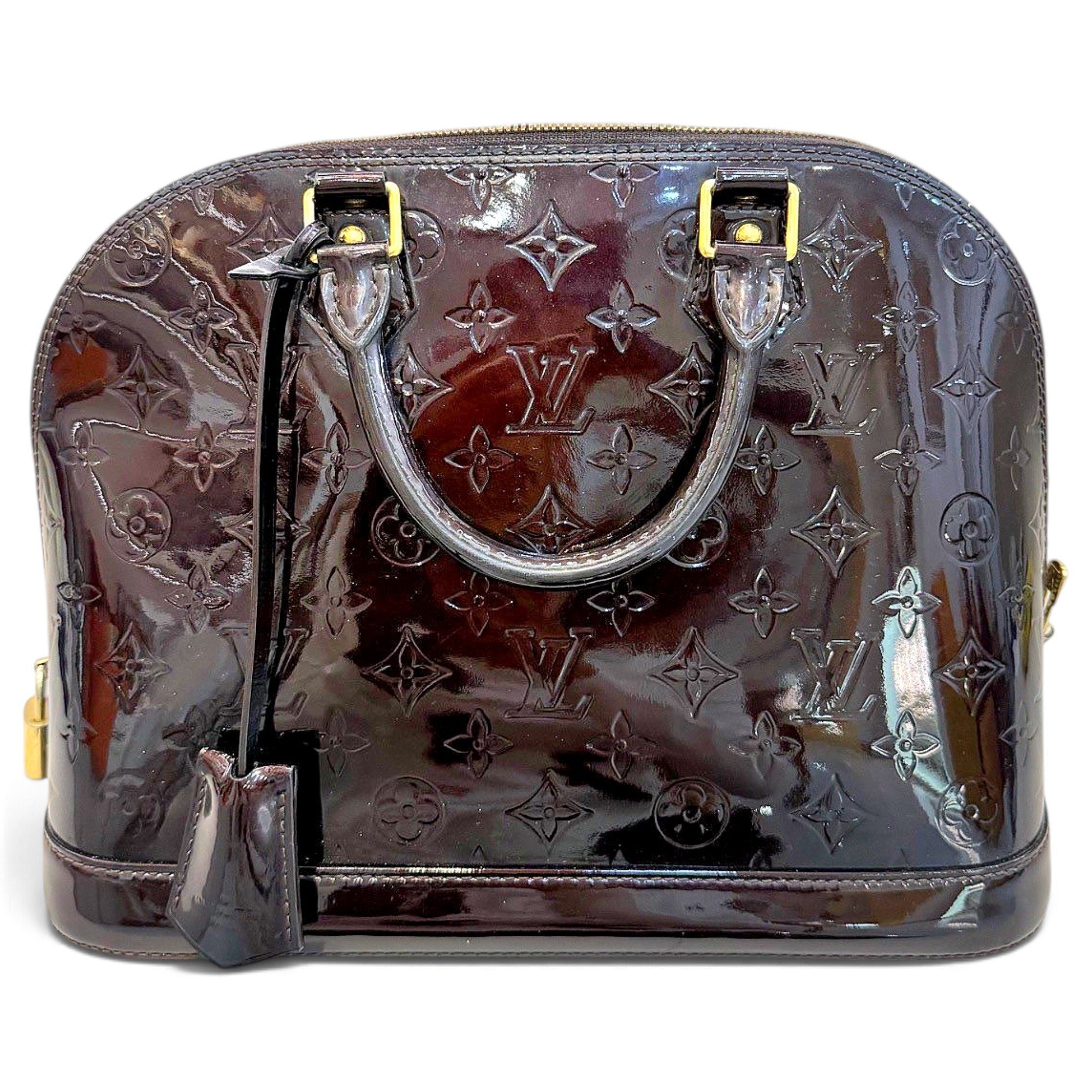 Alma patent leather handbag