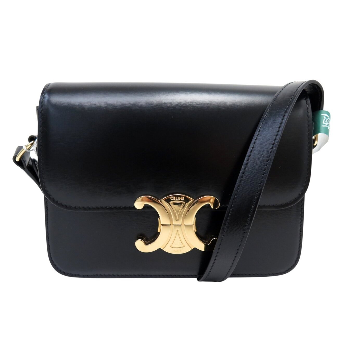 Triomphe leather crossbody bag