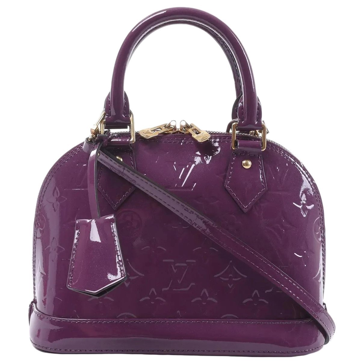 Alma patent leather handbag