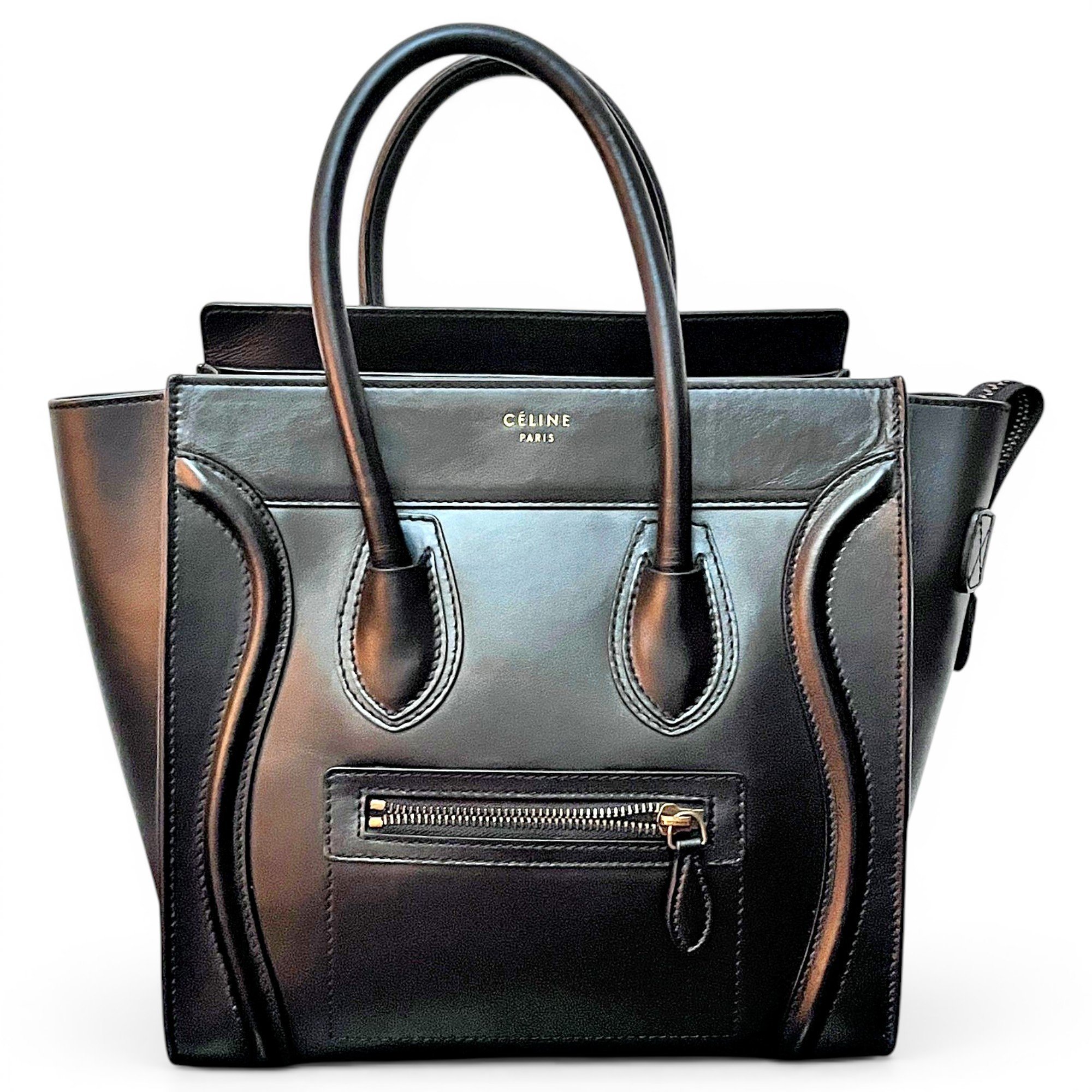 Luggage leather handbag