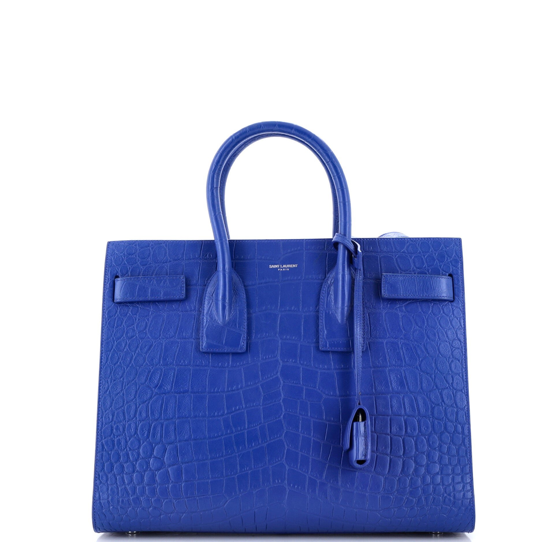 Sac de Jour Bag Crocodile Embossed Leather Small