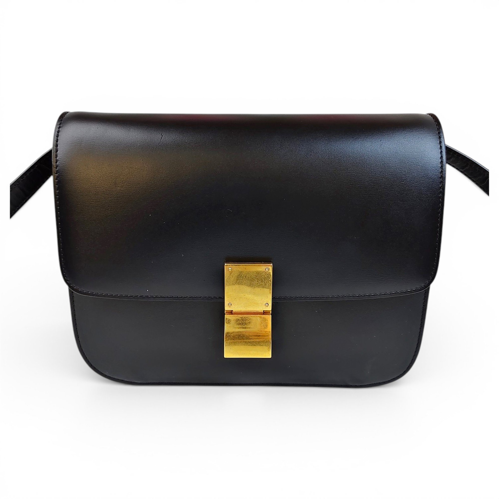 Classic leather handbag
