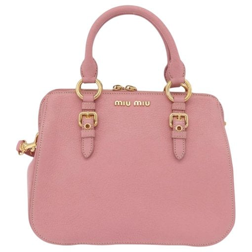 Madras leather tote