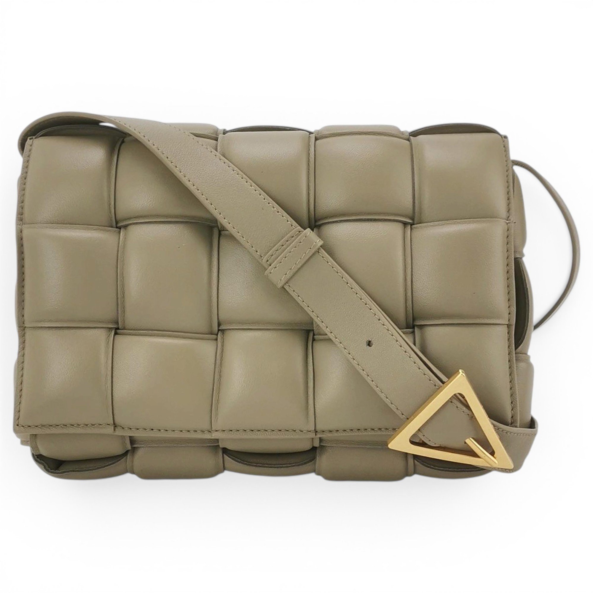 Cassette Padded leather handbag