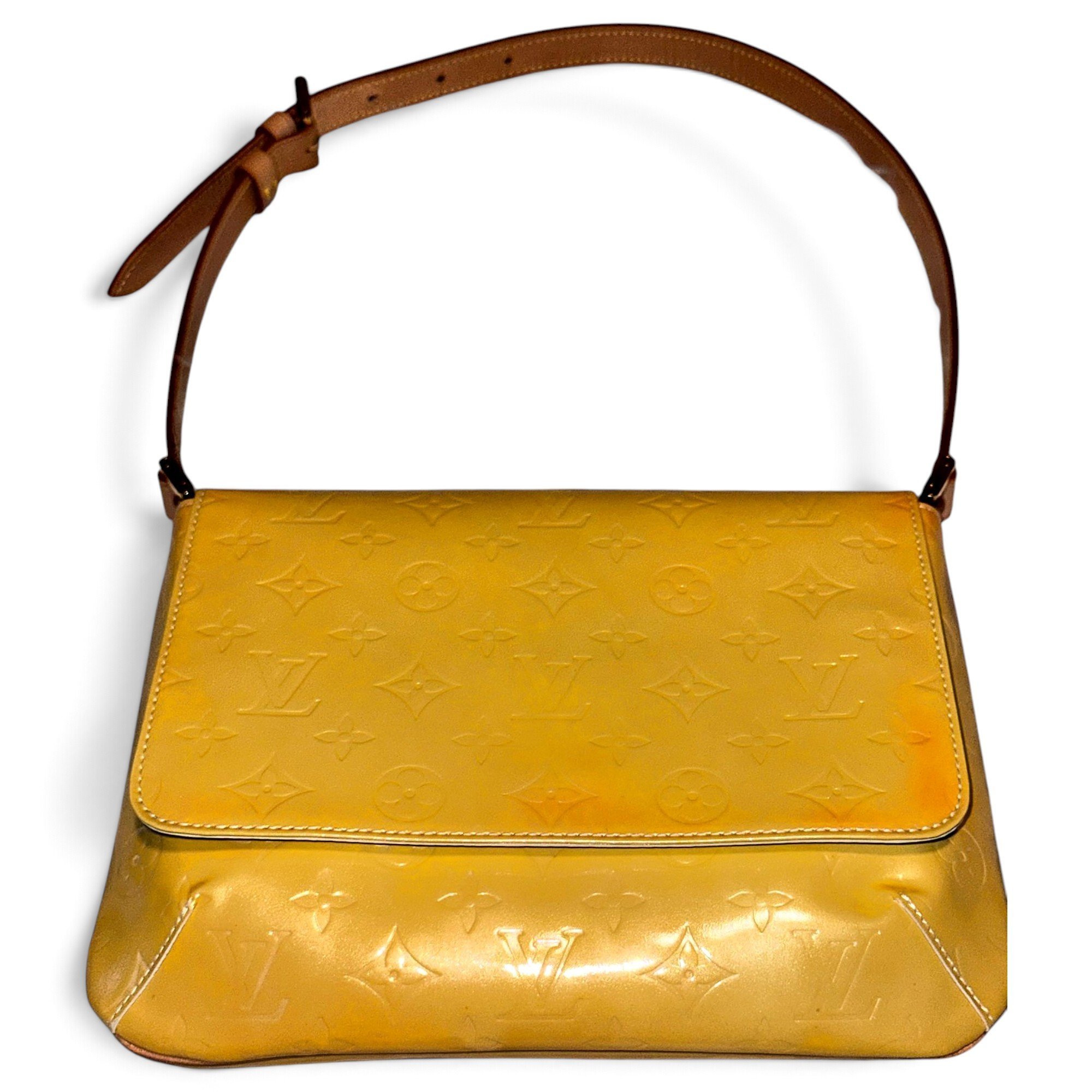 Thompson patent leather handbag