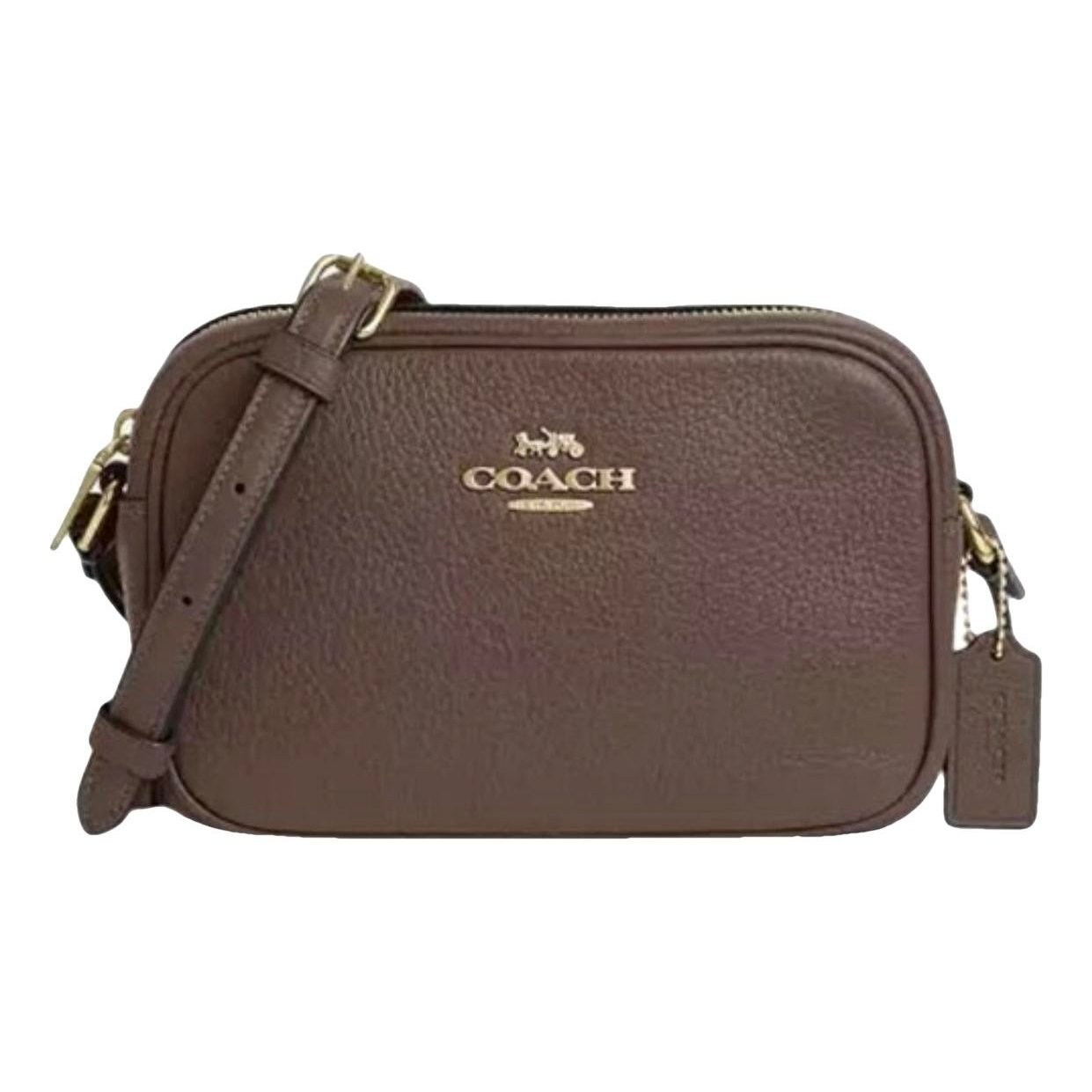 Leather crossbody bag