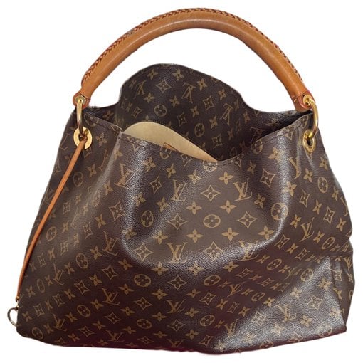 Artsy leather handbag