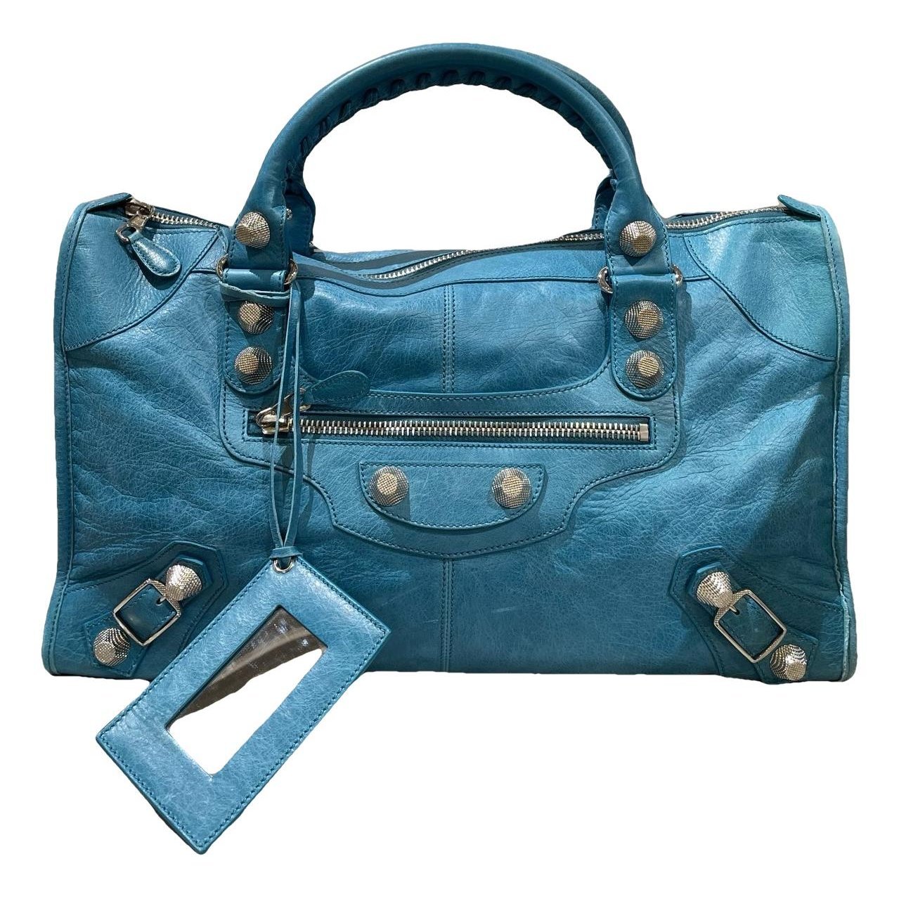City leather bag
