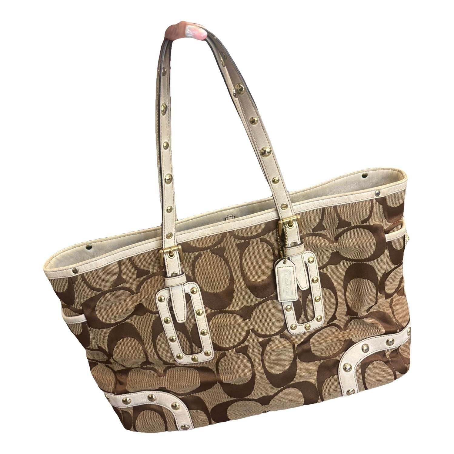 Leather tote