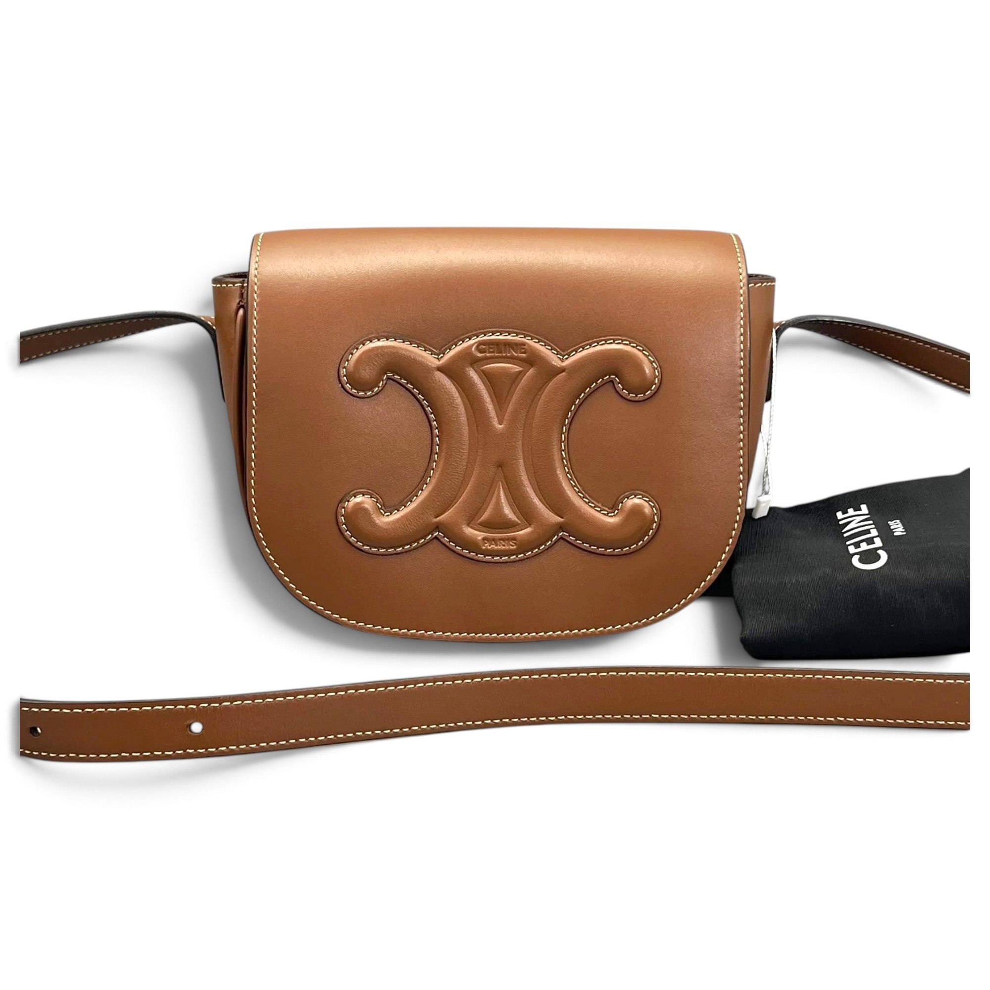 Leather crossbody bag