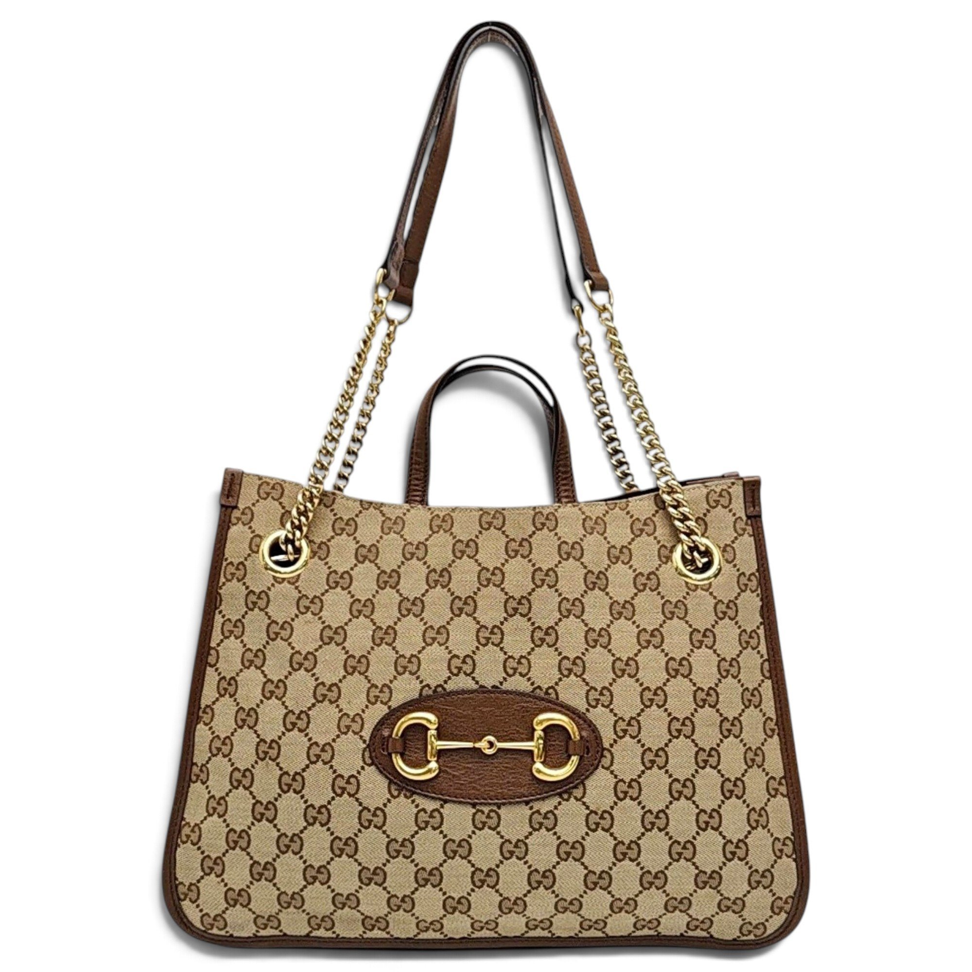 Handle Horsebit 1955 cloth handbag