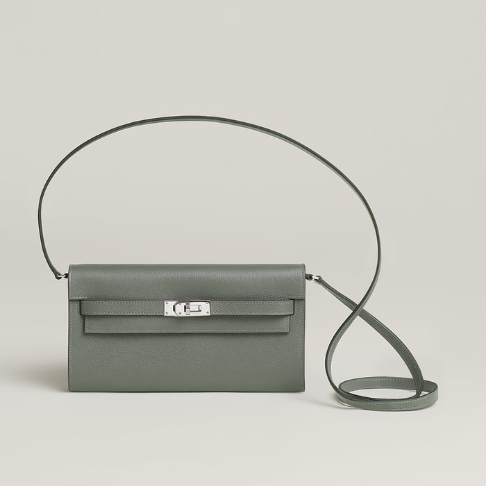 Vert Amande Kelly Classique to Go Wallet