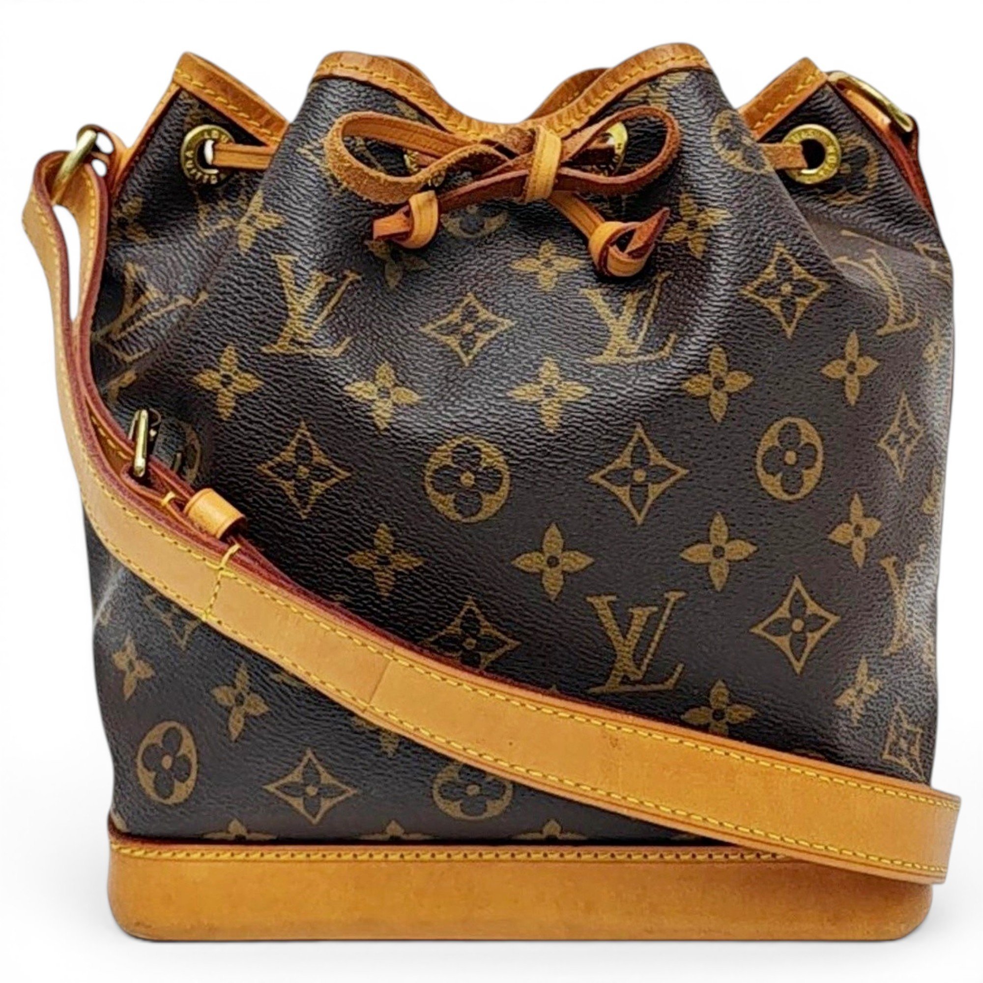 Nano Noé leather handbag