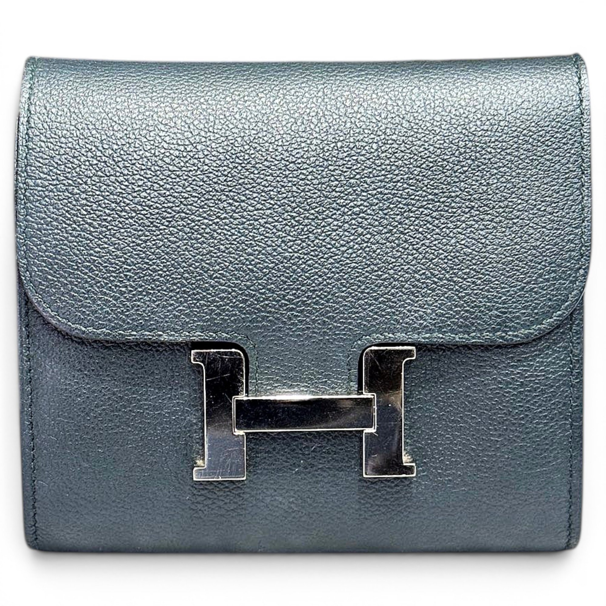 Constance leather clutch bag