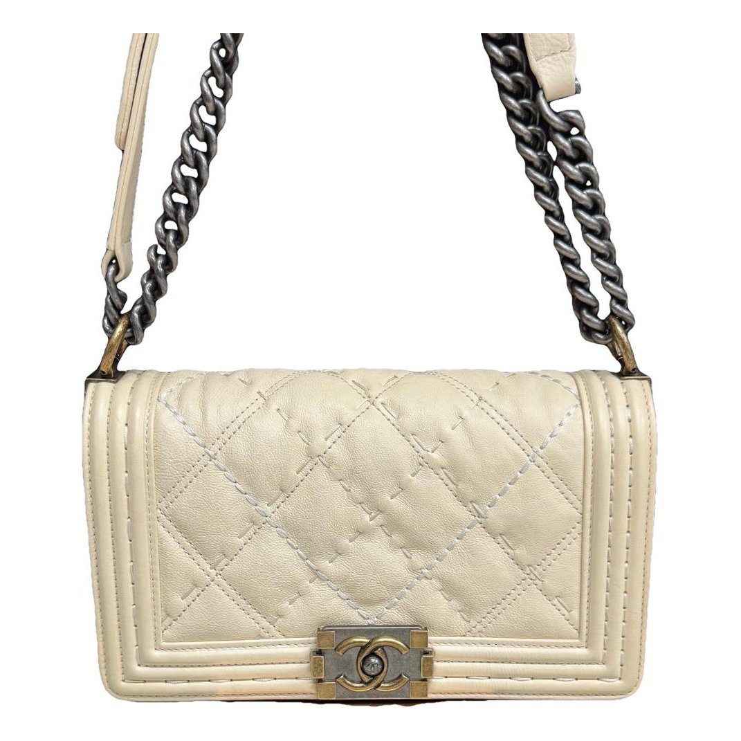 Boy leather crossbody bag